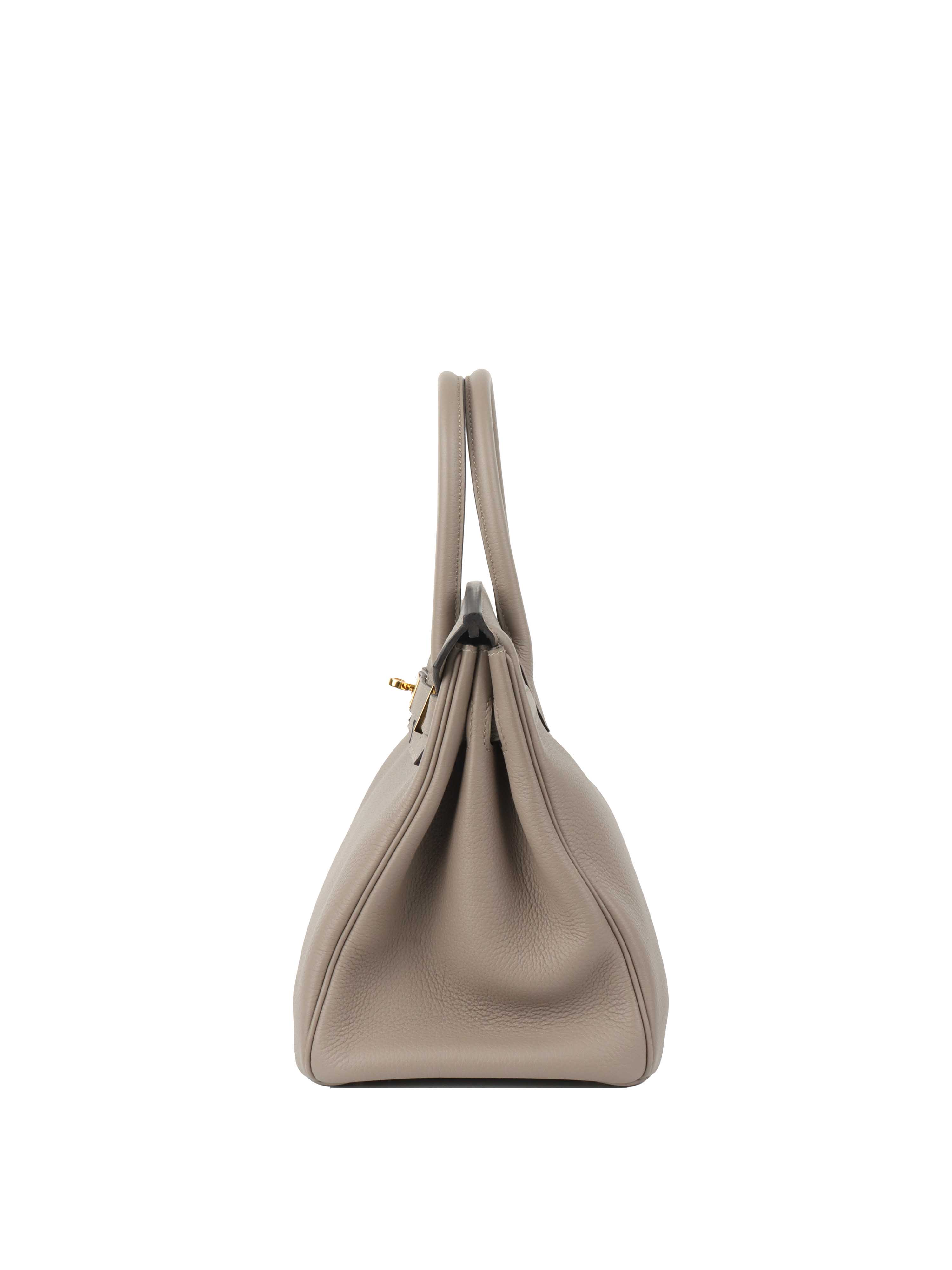 Hermes Birkin 30 Togo Gris Asphalt GHW.