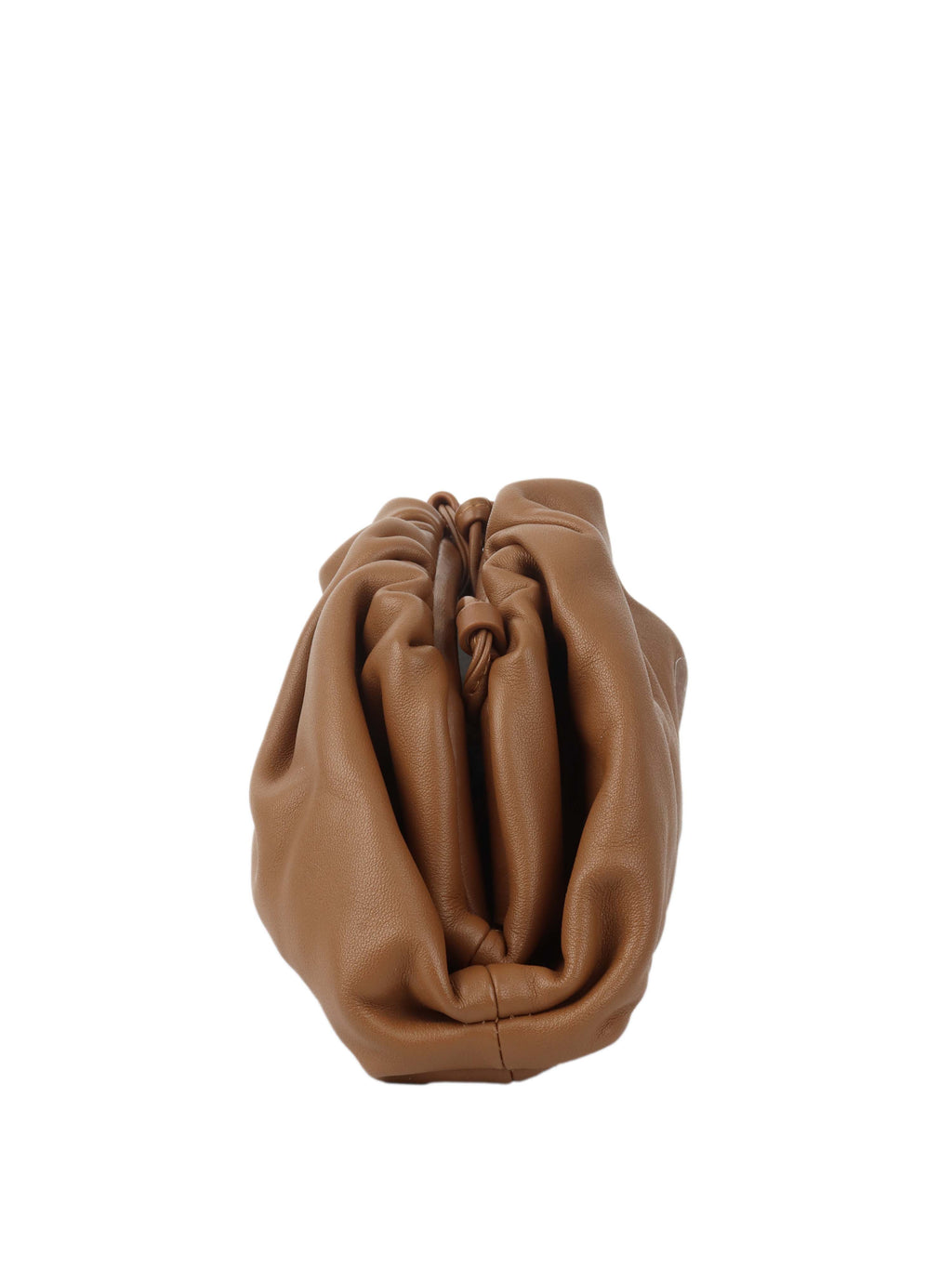 Bottega Veneta Mini Pouch in Tan.