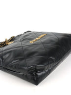 Chanel 22 Medium Black Bag.