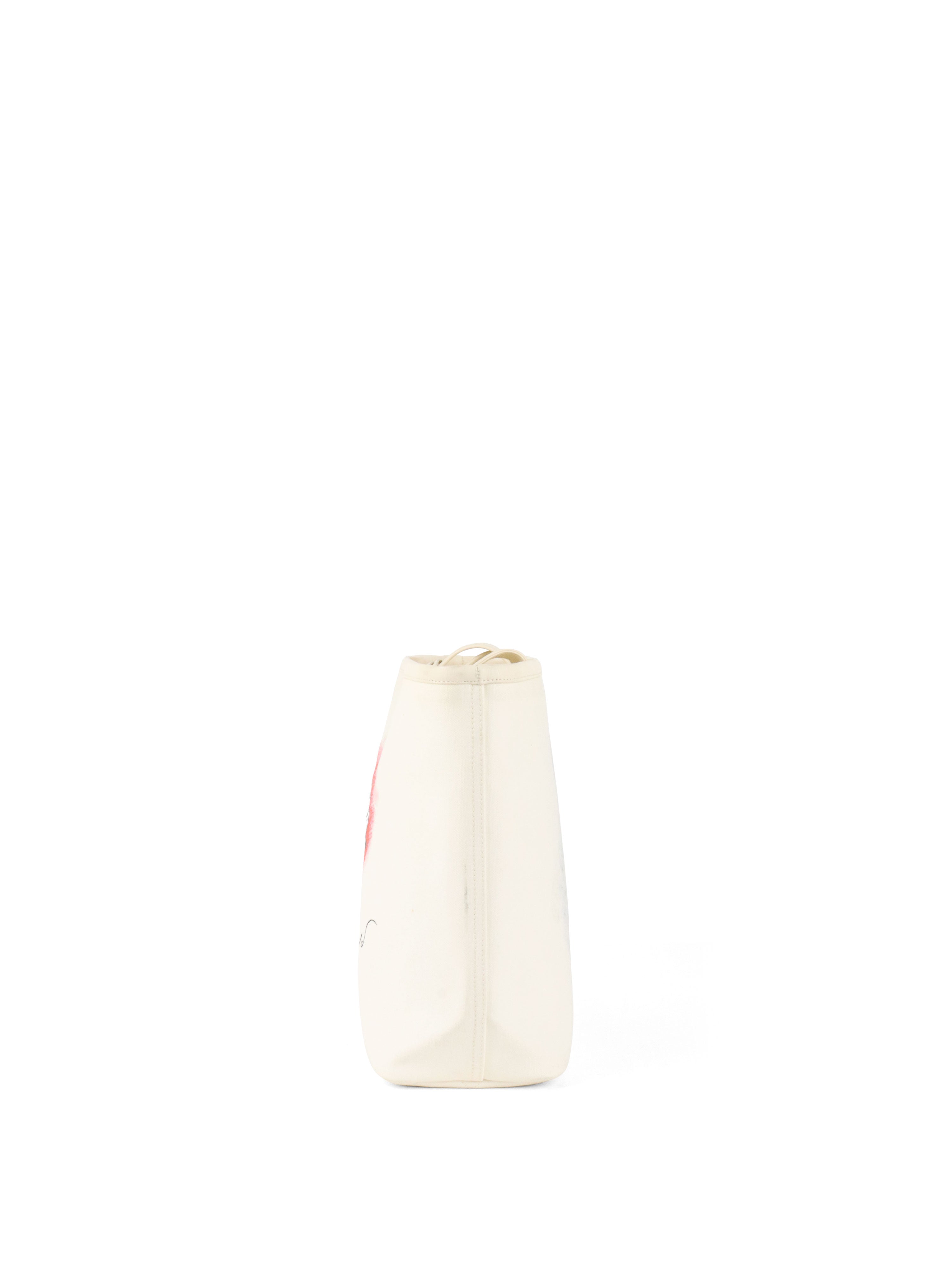 Chanel Limited Edition White Canvas Karl Lagerfeld Mobile Art Tote