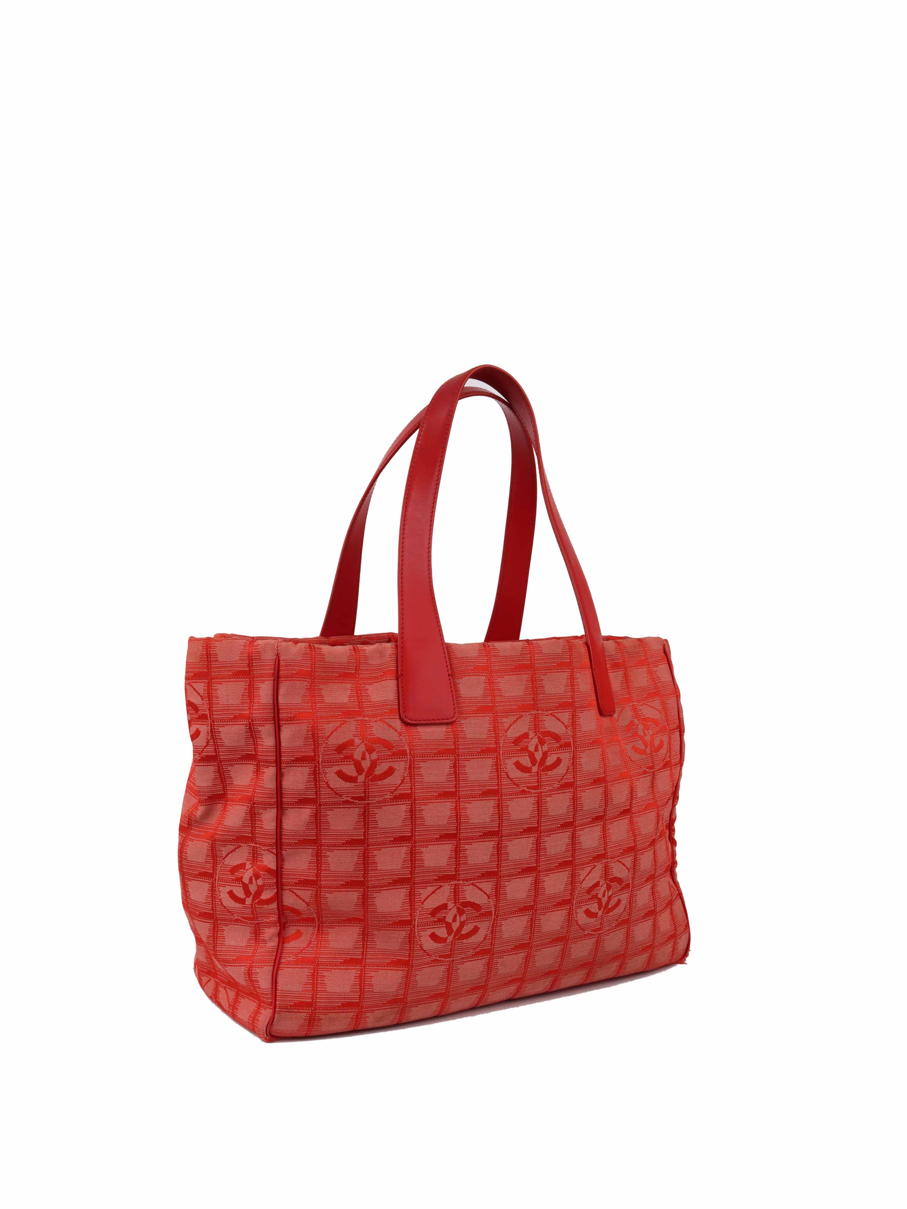 Chanel Vintage Red Cloth Tote