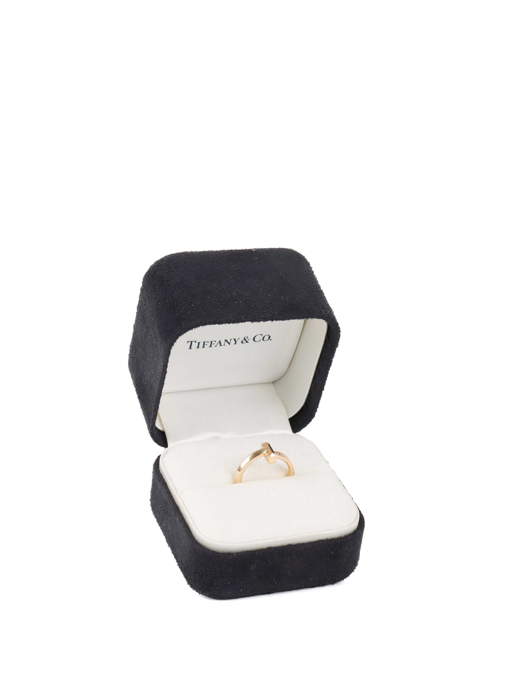 Tiffany and Co T1 Ring in Yellow Gold and Diamonds.