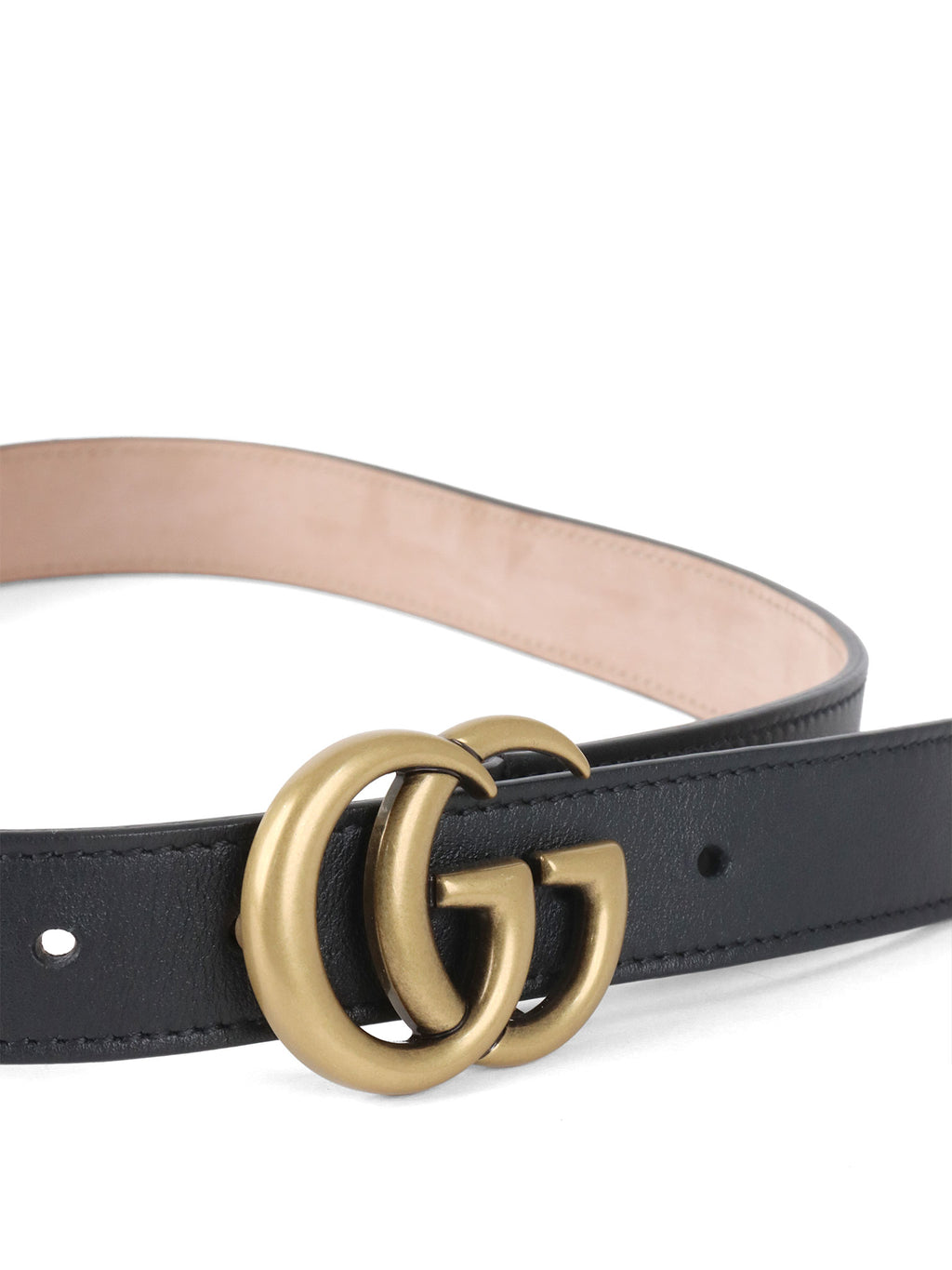 Gucci Children’s Thin GG Leather Belt