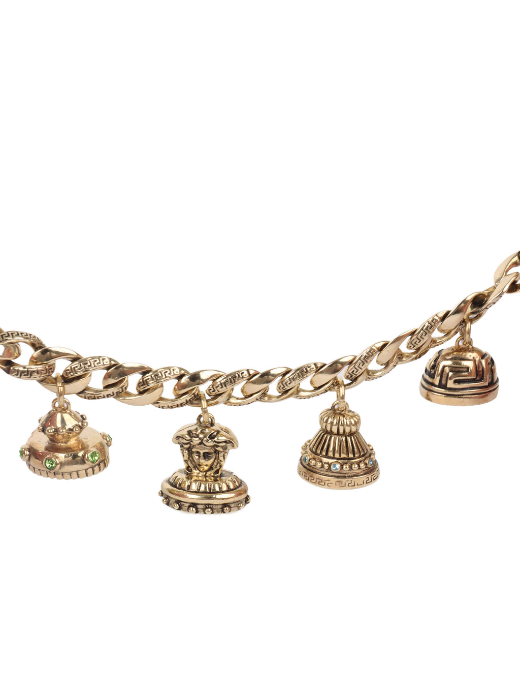 Versace Vintage Four Colours Fobs Bracelet.