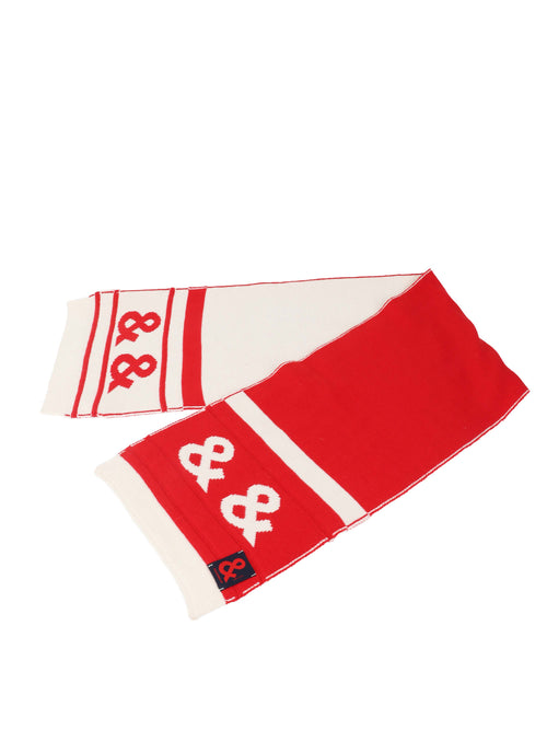 Dolce & Gabbana Red and White Scarf.