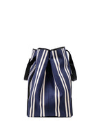 Balenciaga Blue and White Shopping Tote.