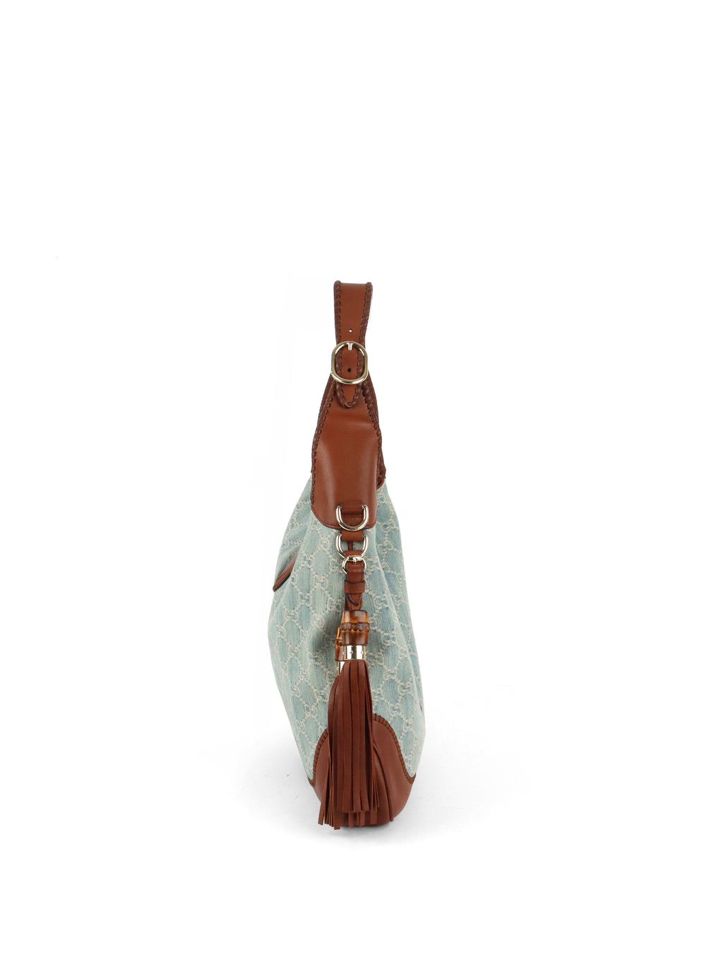 Gucci GG Denim New Jackie Medium Shoulder Bag
