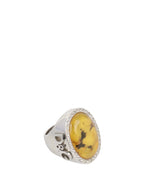 Dolce & Gabbana Vintage Yellow Stone with Crystal Ring.