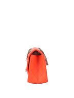Chanel Small Bright Orange 2.55 Bag SHW.