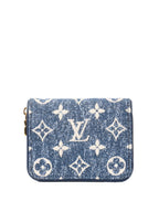 Louis Vuitton Denim Zippy Coin Pouch.