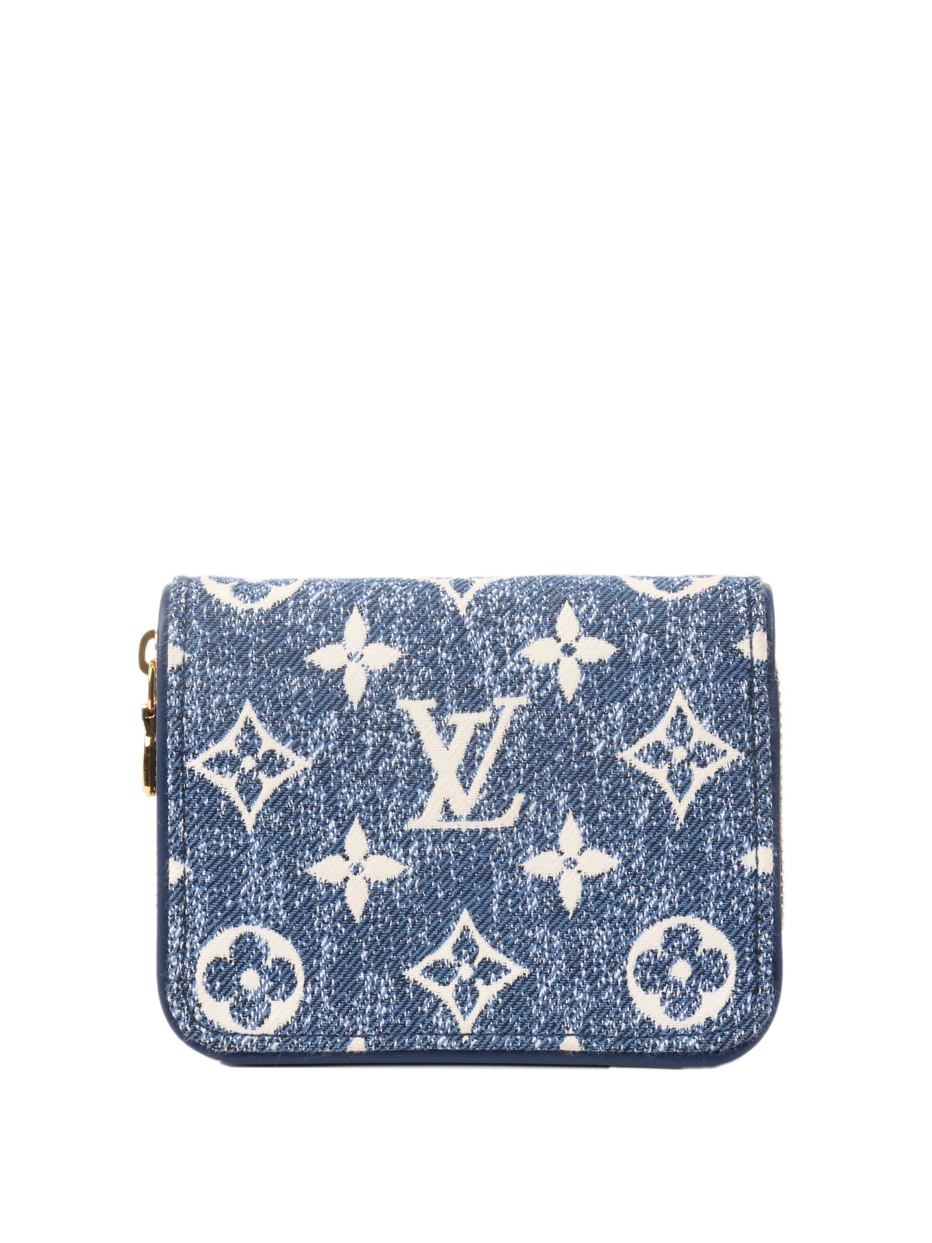 Louis Vuitton Denim Zippy Coin Pouch.