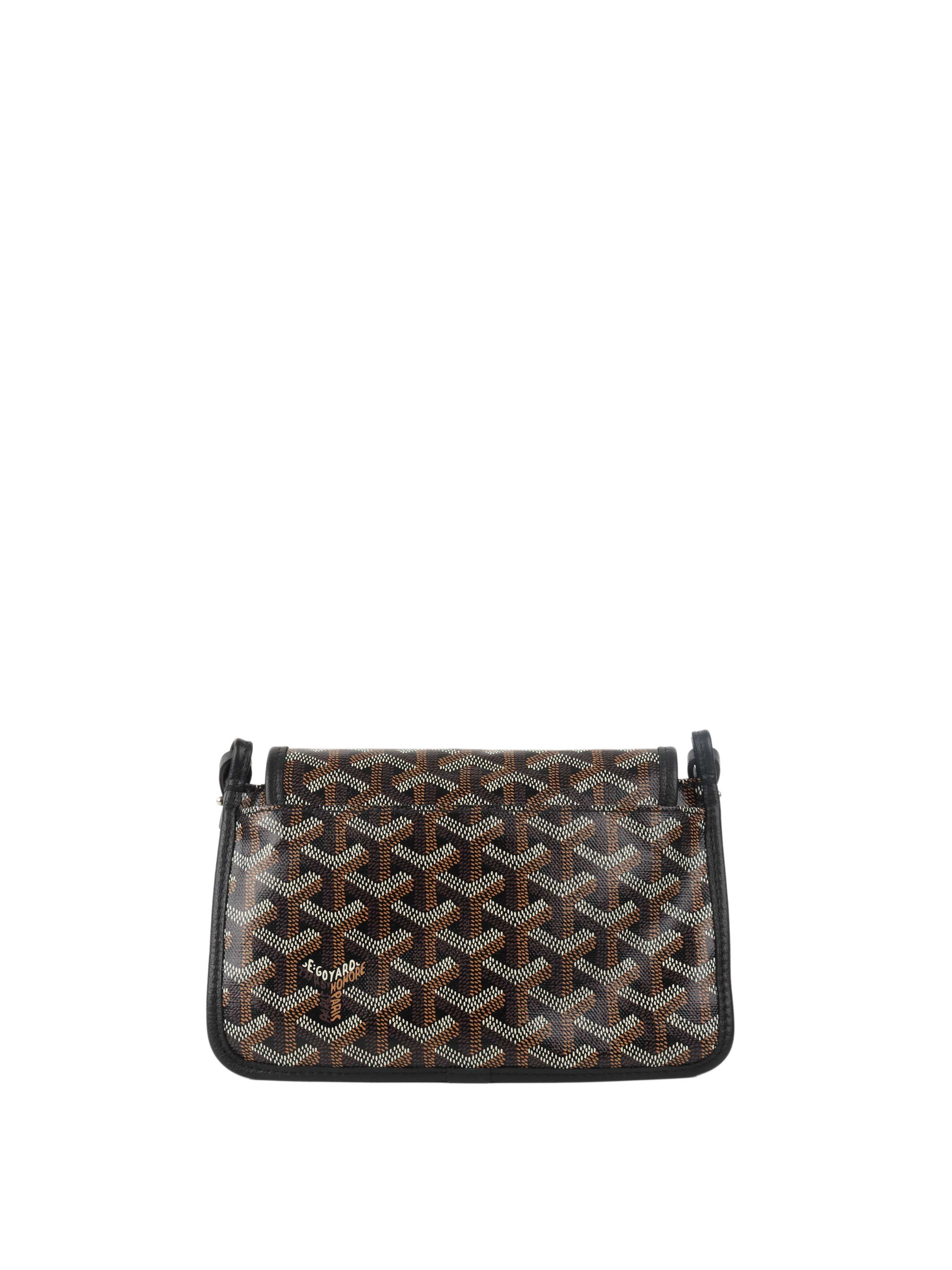 Goyard Black Plumet Pocket Wallet.