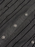 Balmain 1946 Strass Striped Bomber Jacket.