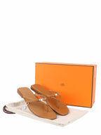 Hermes Naturel Miss Sandals .