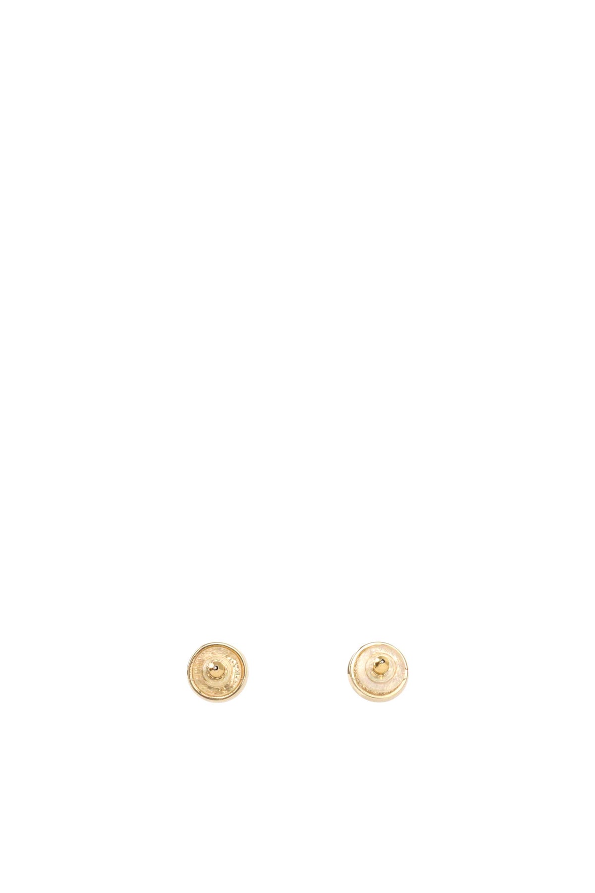 Dior Vintage Resin Pearl & Crystal Earrings