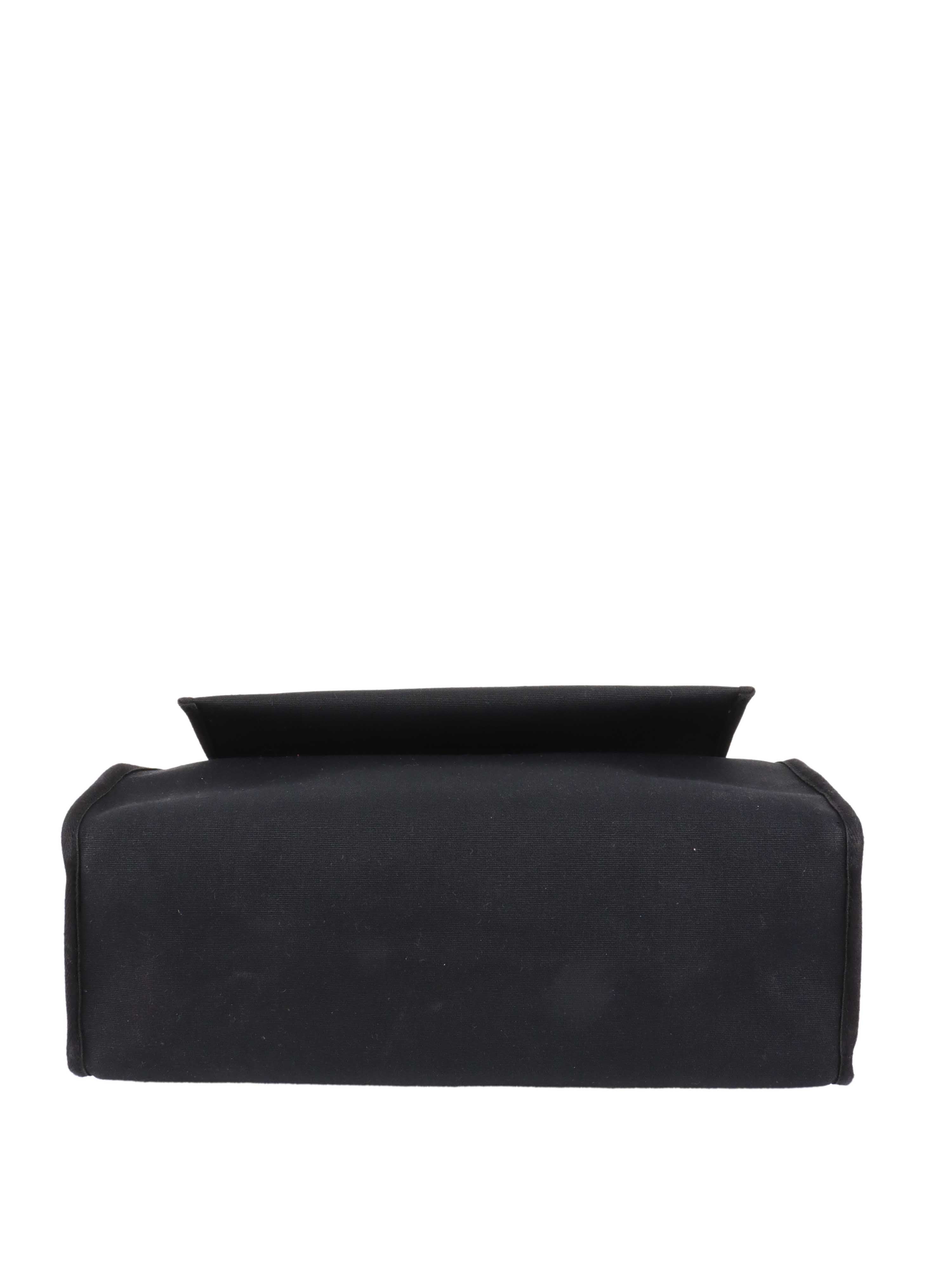 Hermes Vintage Black Herbag Stamp H 2004.