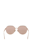 Fendi Rose Gold Frame Sunglasses.