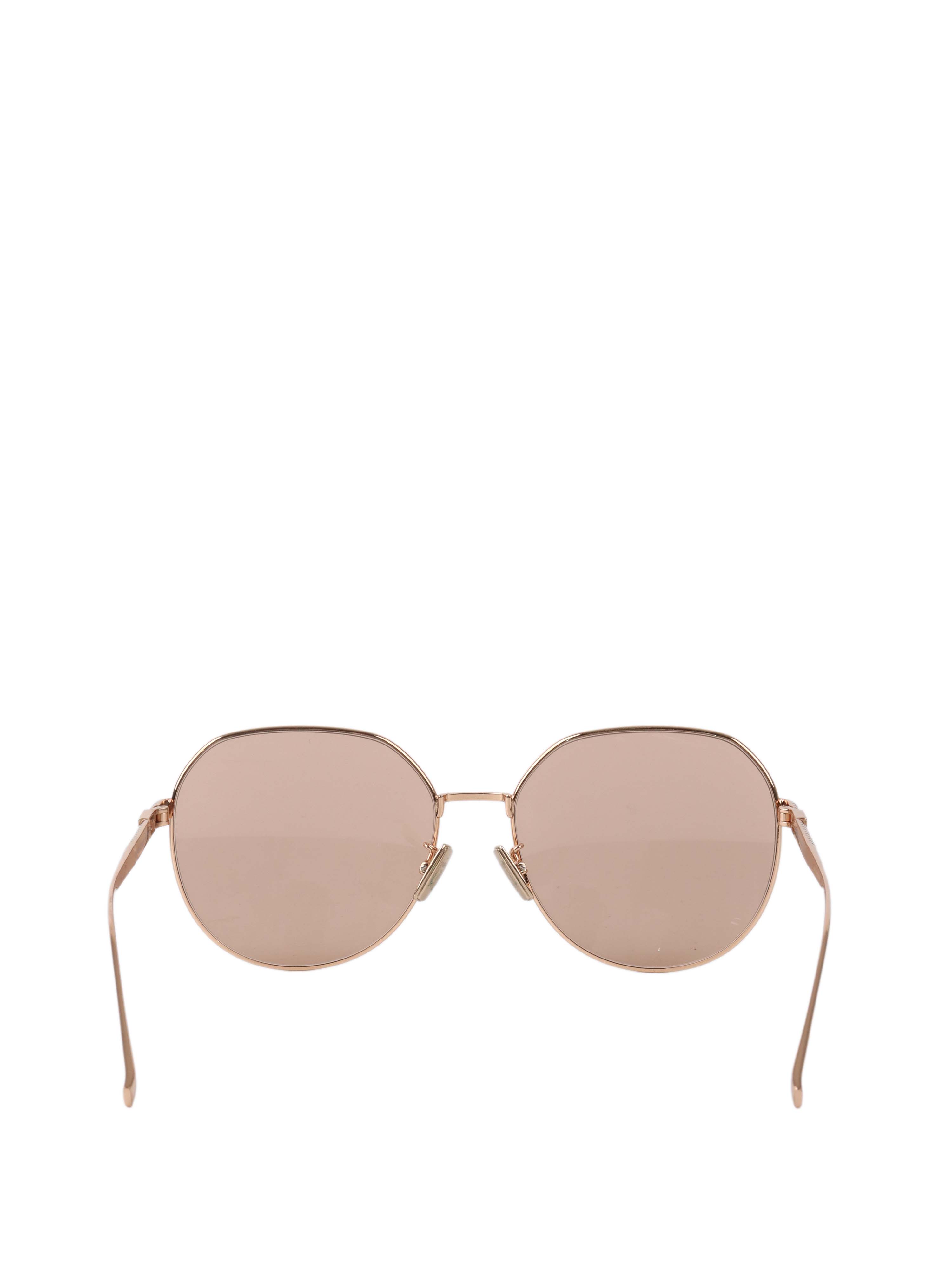 Fendi Rose Gold Frame Sunglasses.