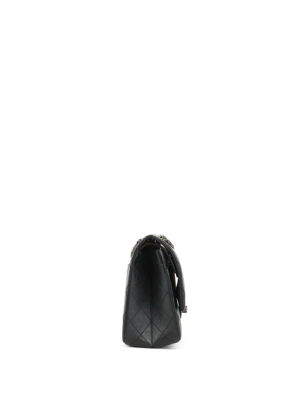 Chanel So Black Medium Classic Flap Reissue 2.55