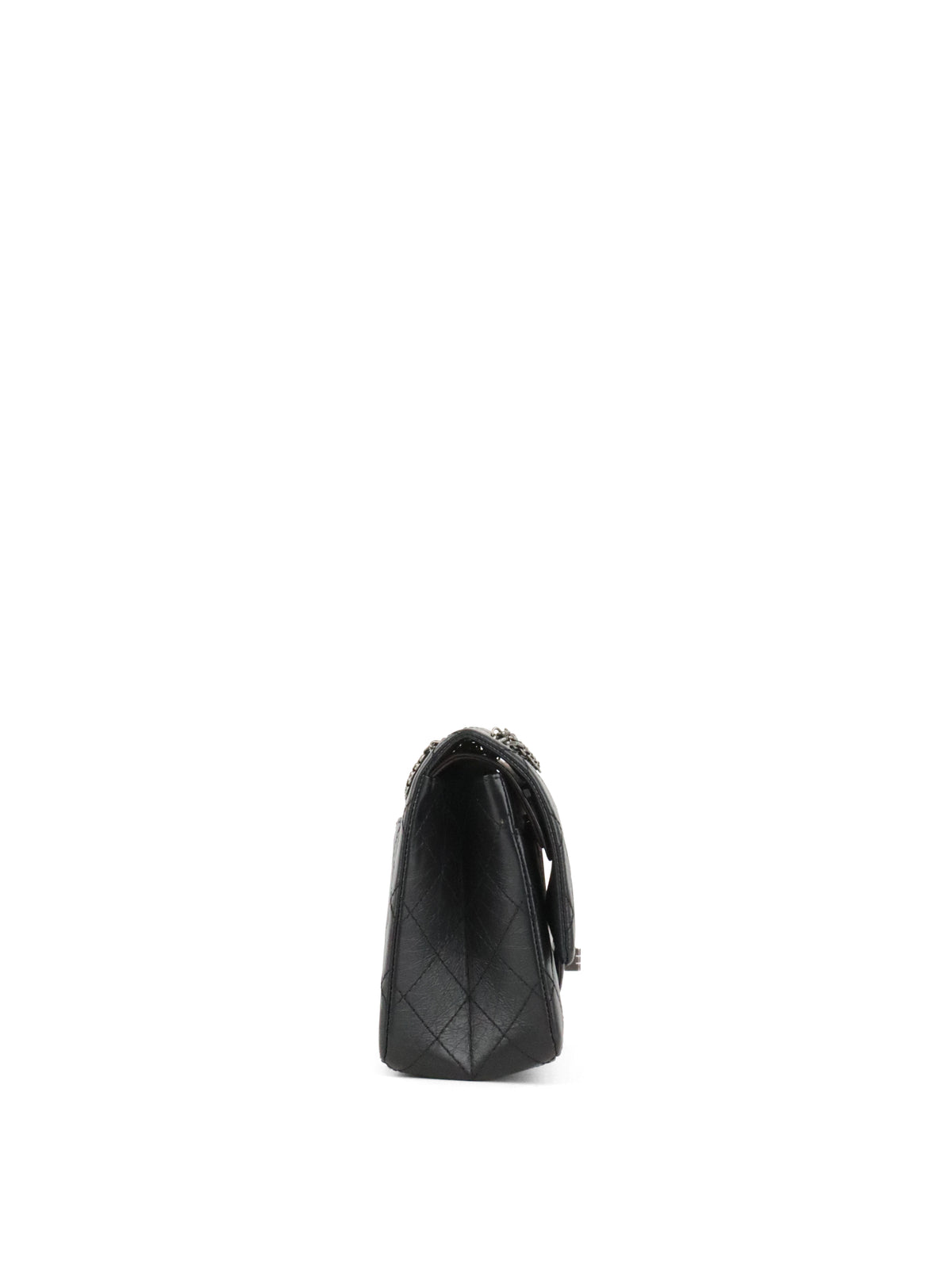 Chanel So Black Medium Classic Flap Reissue 2.55
