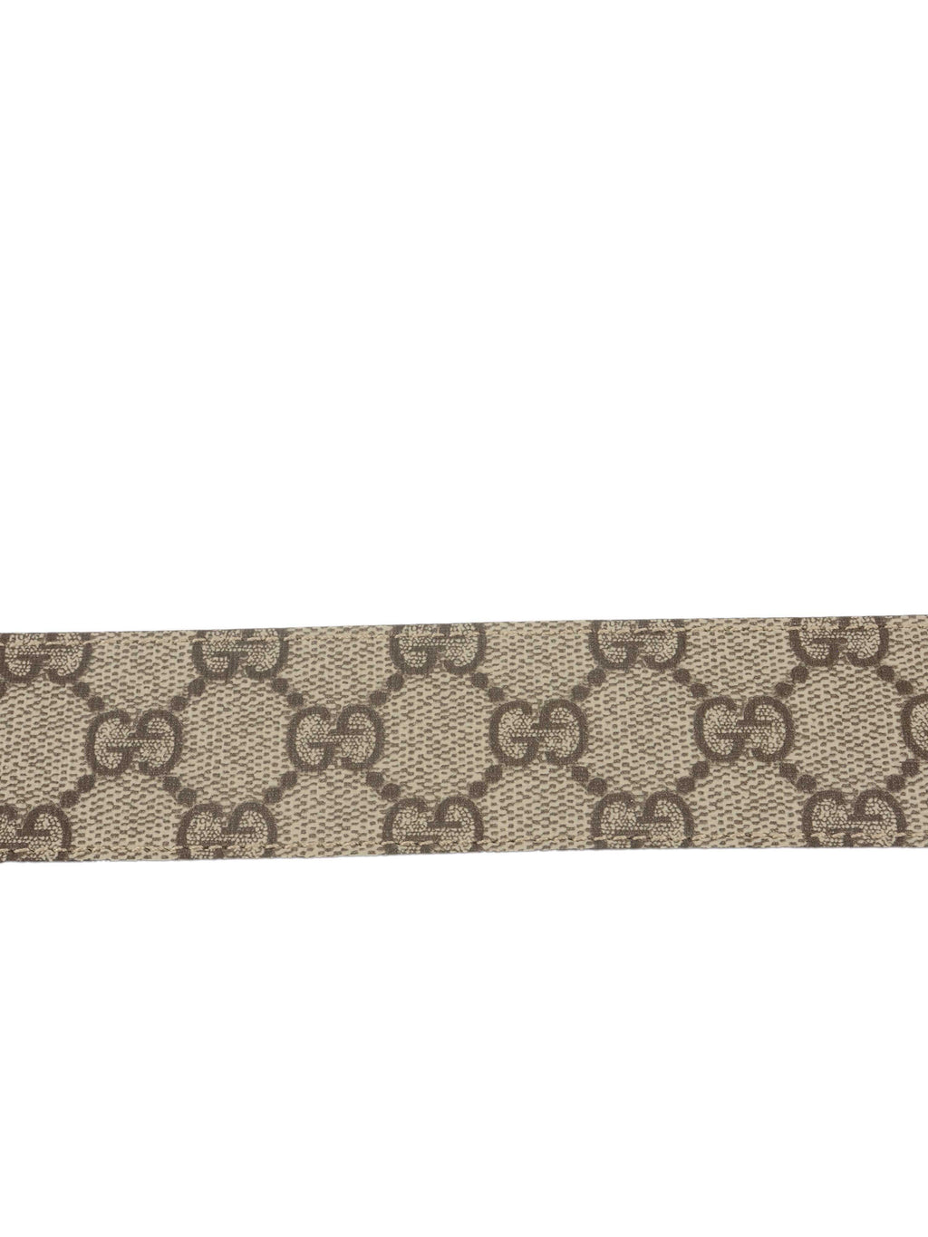 Gucci White GG Buckle Wide Belt.