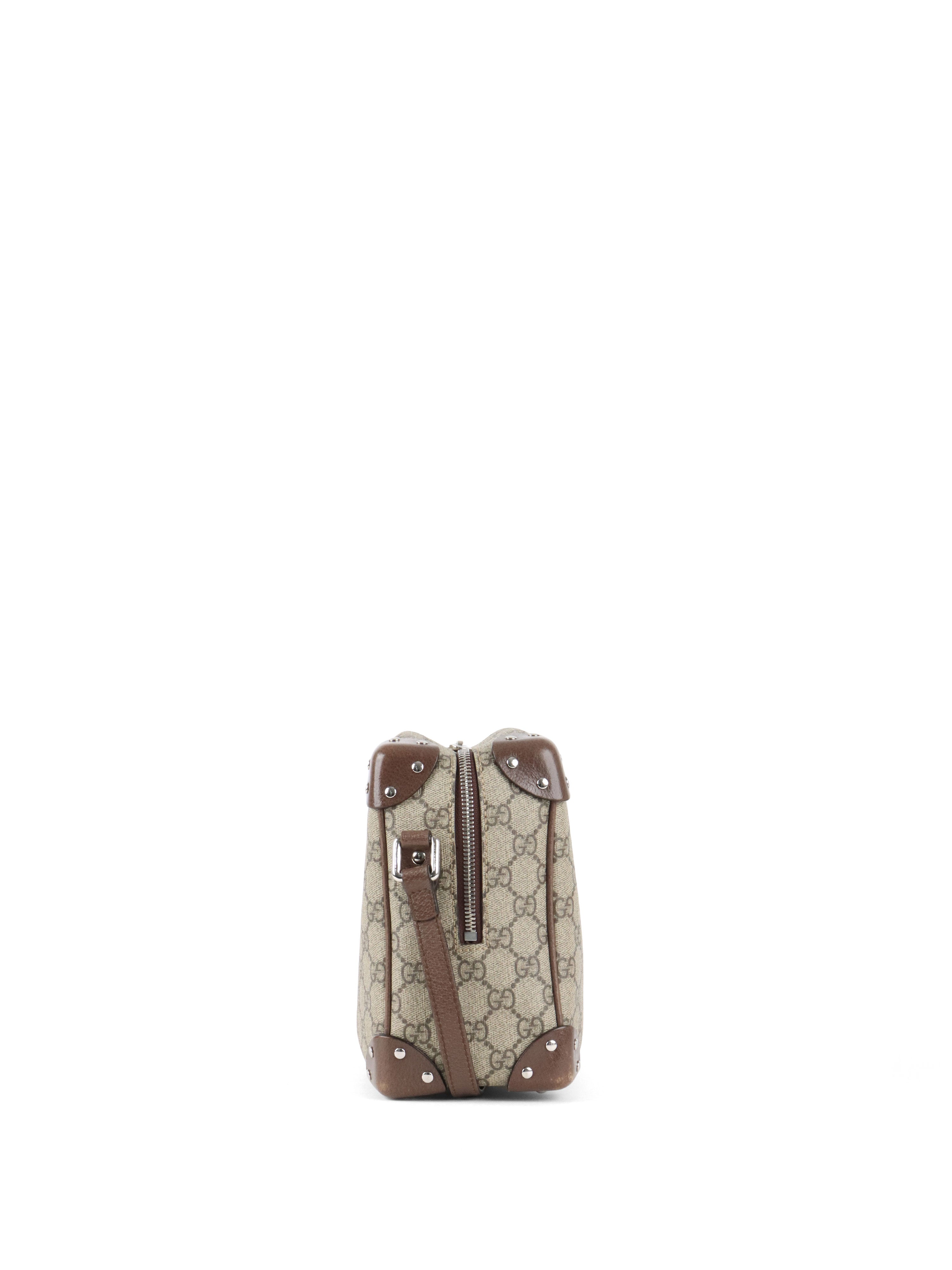 Gucci GG Ebony Canvas Trunk Shoulder Bag