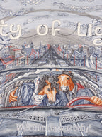 Hermes Ardoise & Blanc City of Light Scarf