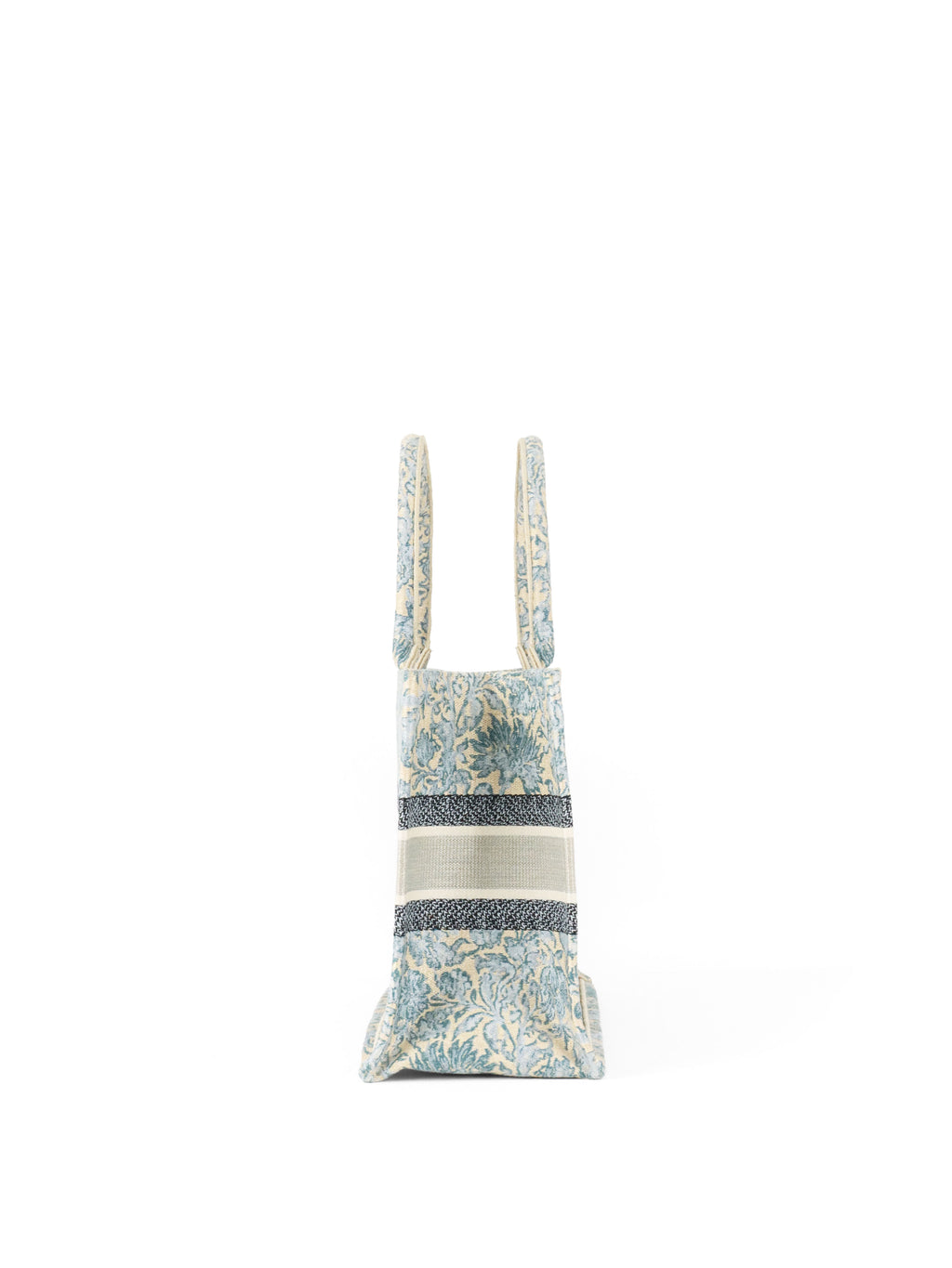 Dior Medium Blue Brocart Book Tote