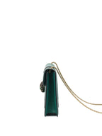 Bvlgari Serpenti Green Forever Chain Bag.