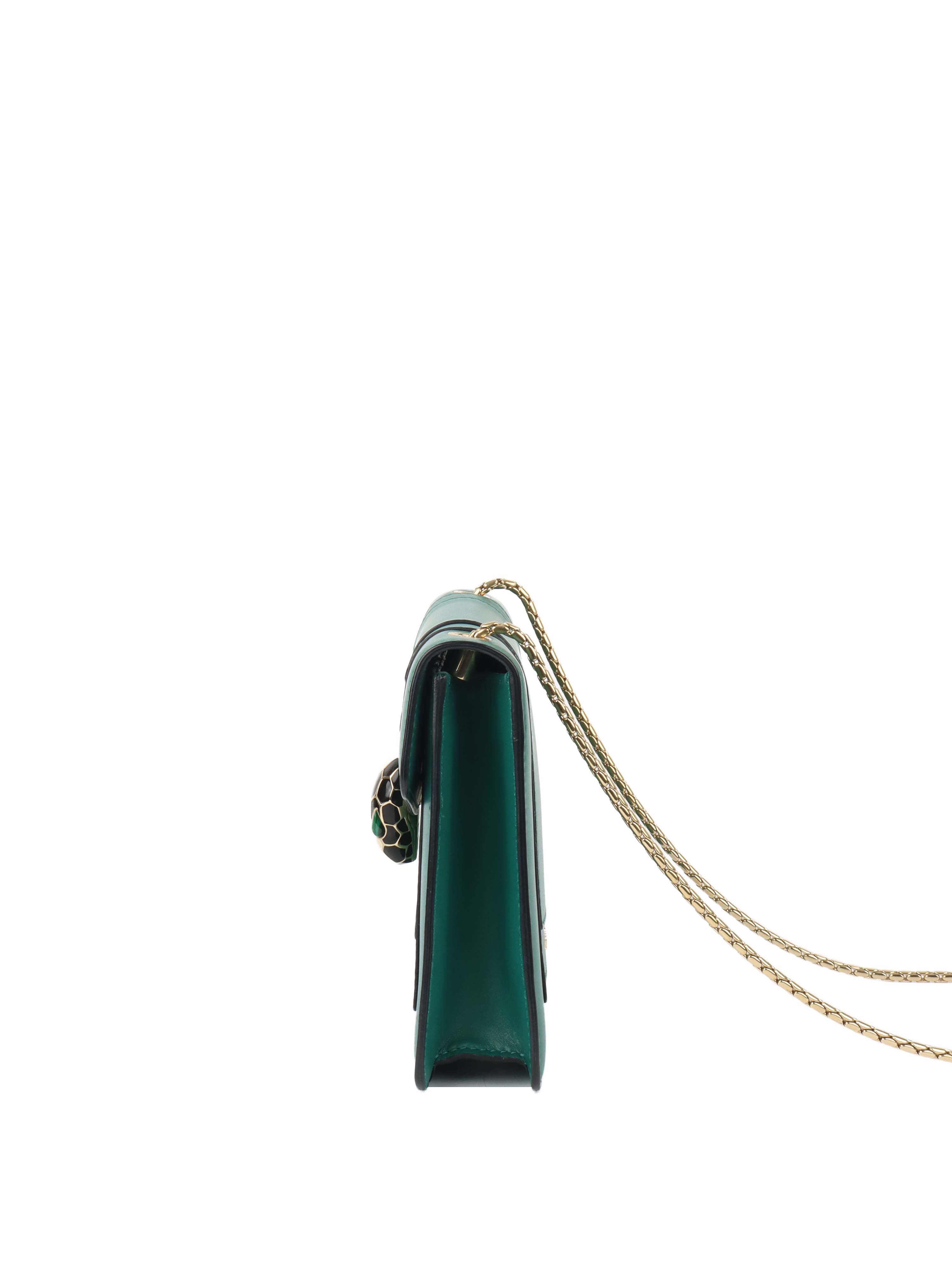 Bvlgari Serpenti Green Forever Chain Bag