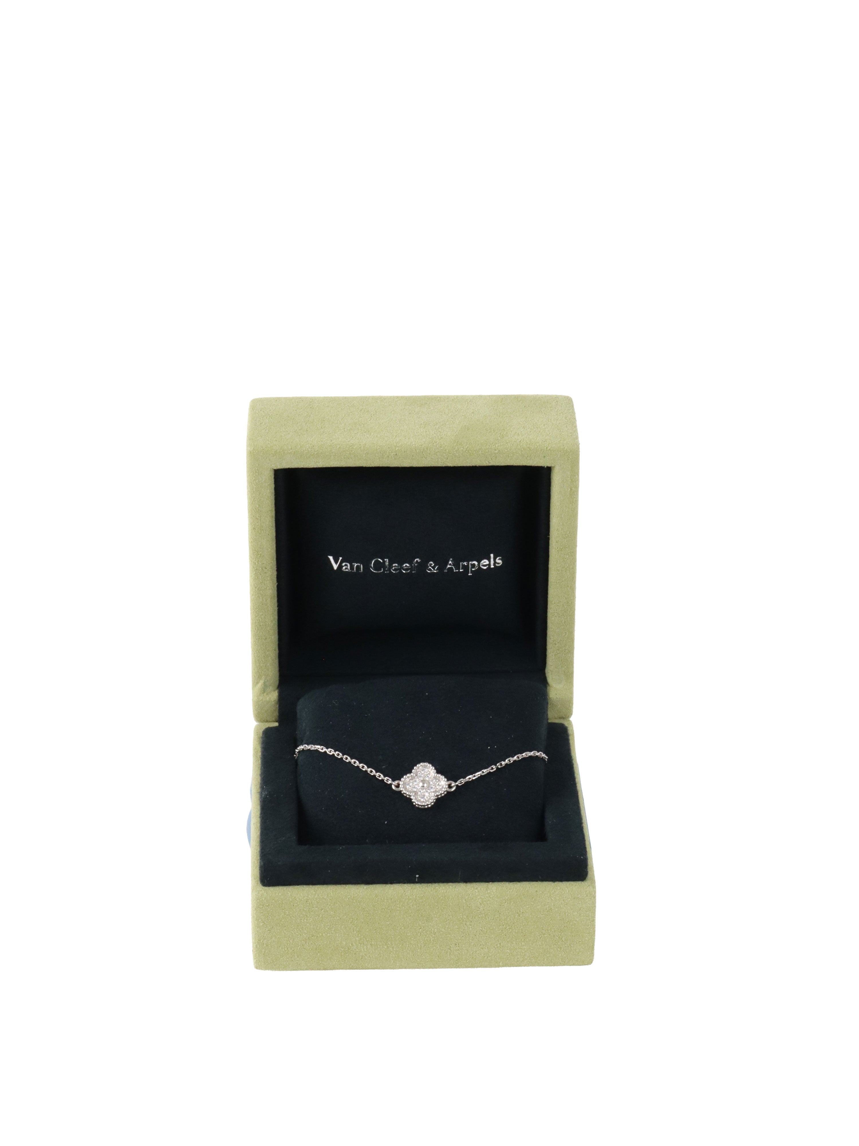 Van Cleef & Arpels Diamond Sweet Alhambra bracelet, 1 motif