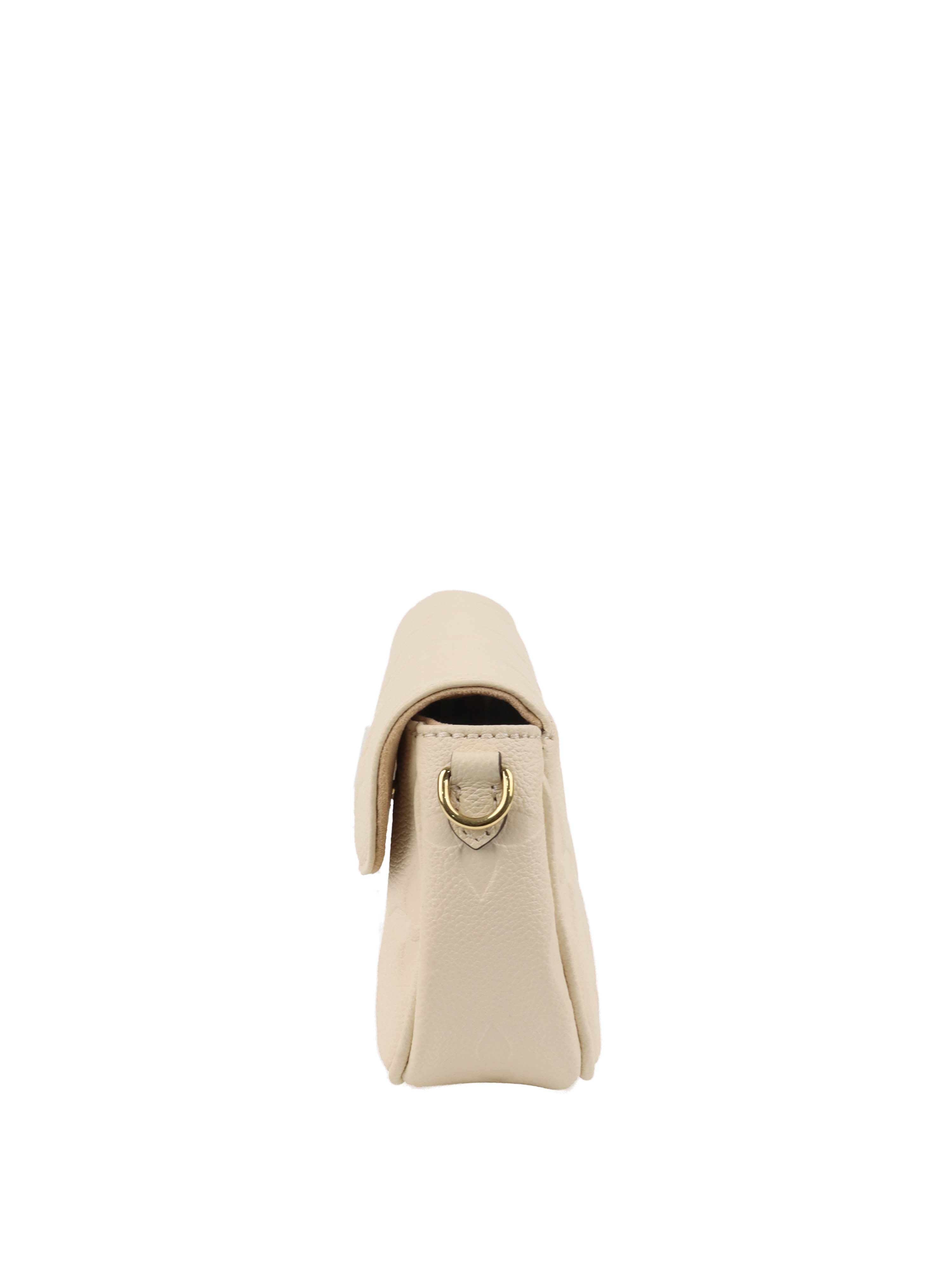 Louis Vuitton Cream Monogram Wallet on Chain Ivy.