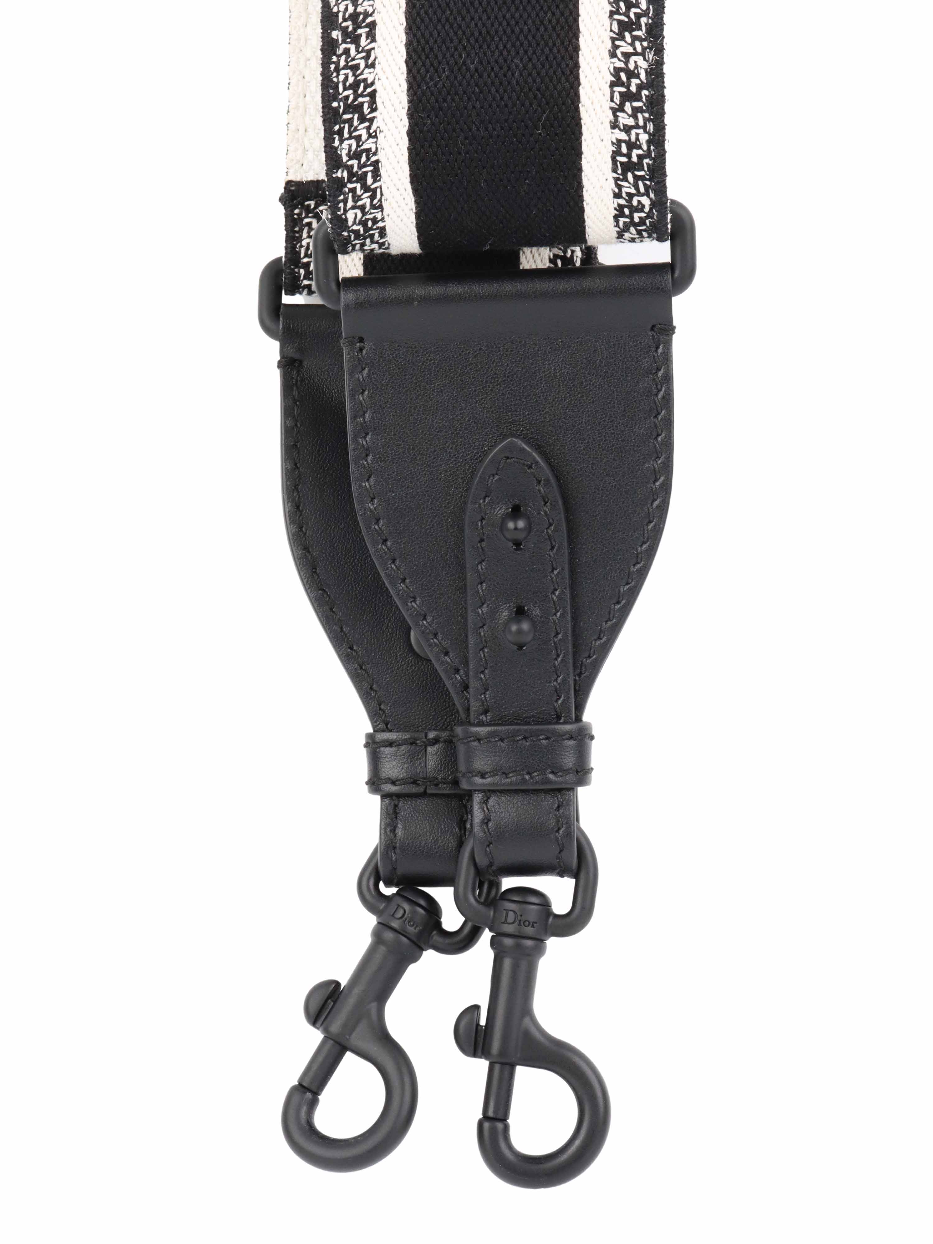 Dior Black & White Guitar Shoulder Strap.