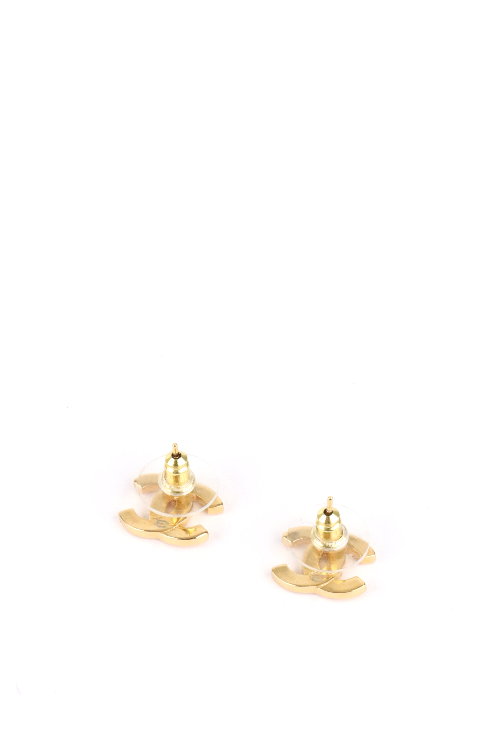 Chanel CC Gold-tone Studs Earring