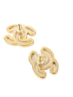 Chanel CC Logo Earrings.