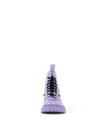 Versace Lavender Medusa Patent Leather Boots 40