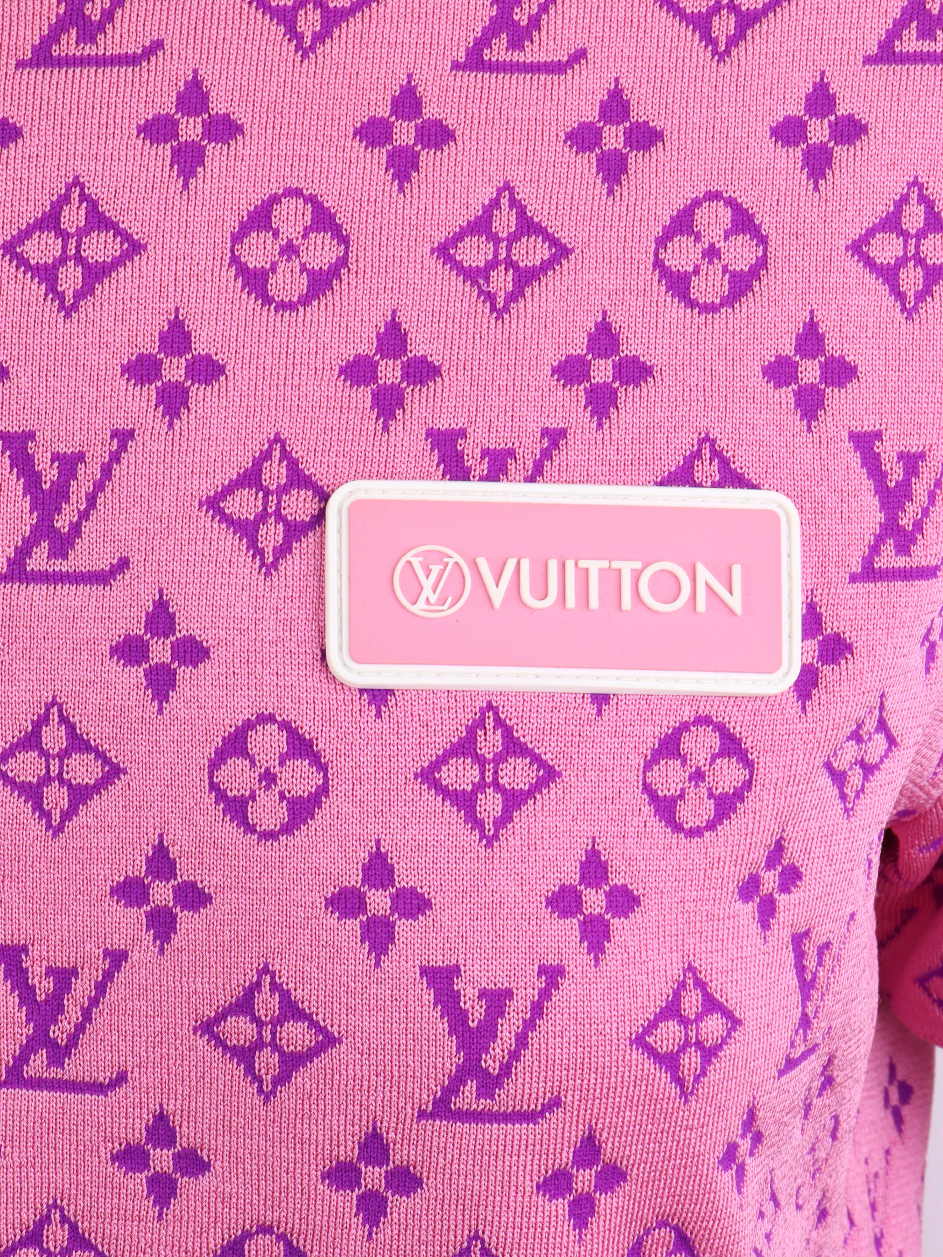 Louis Vuitton Pink & Purple Monogram T-Shirt.