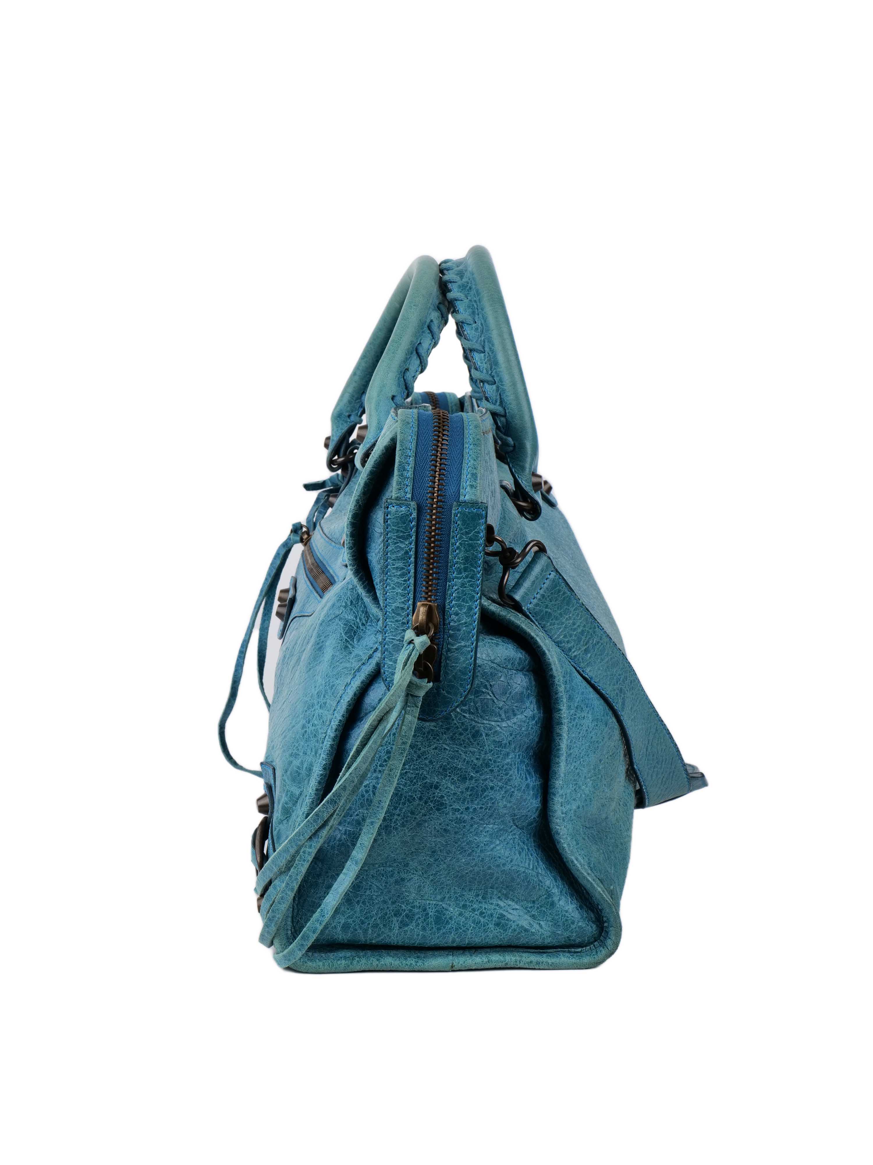 Balenciaga Blue City Bag.