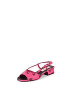 Chanel Dark Pink & Black Sandal