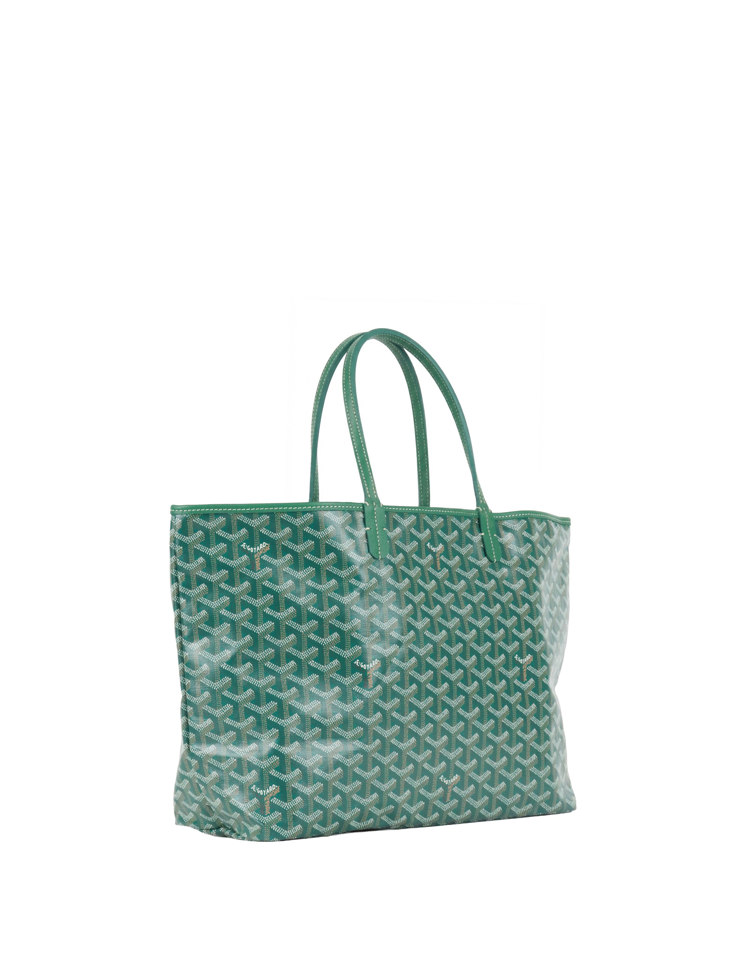 Goyard Green St Louis PM Tote Bag.