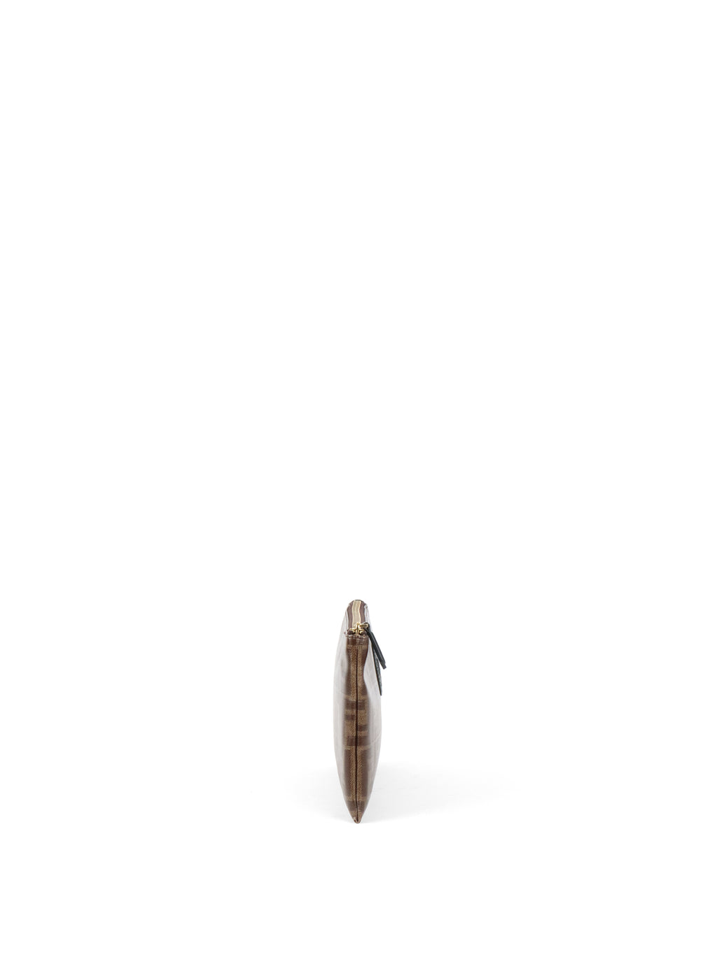 Fendi Glazed Brown FF Zucca Flat Pouch