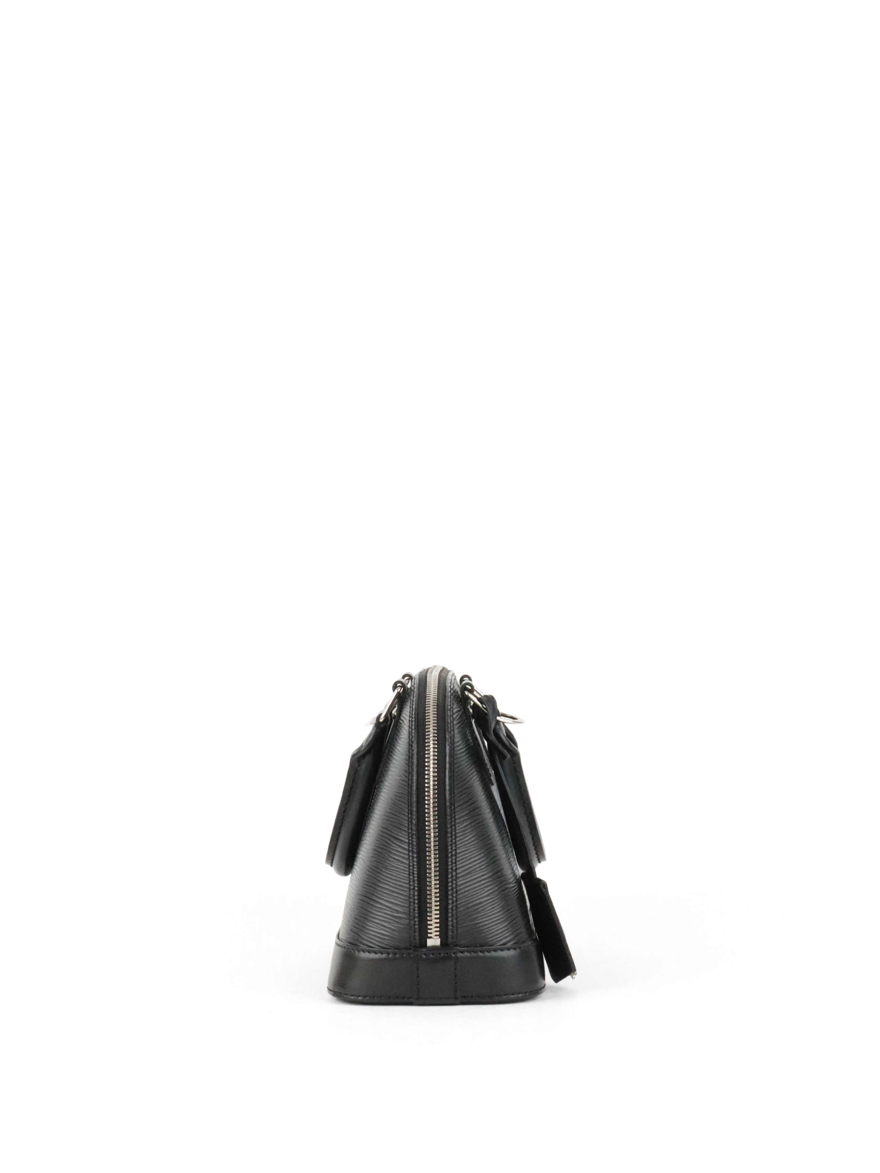 Louis Vuitton Black Epi Alma BB SHW