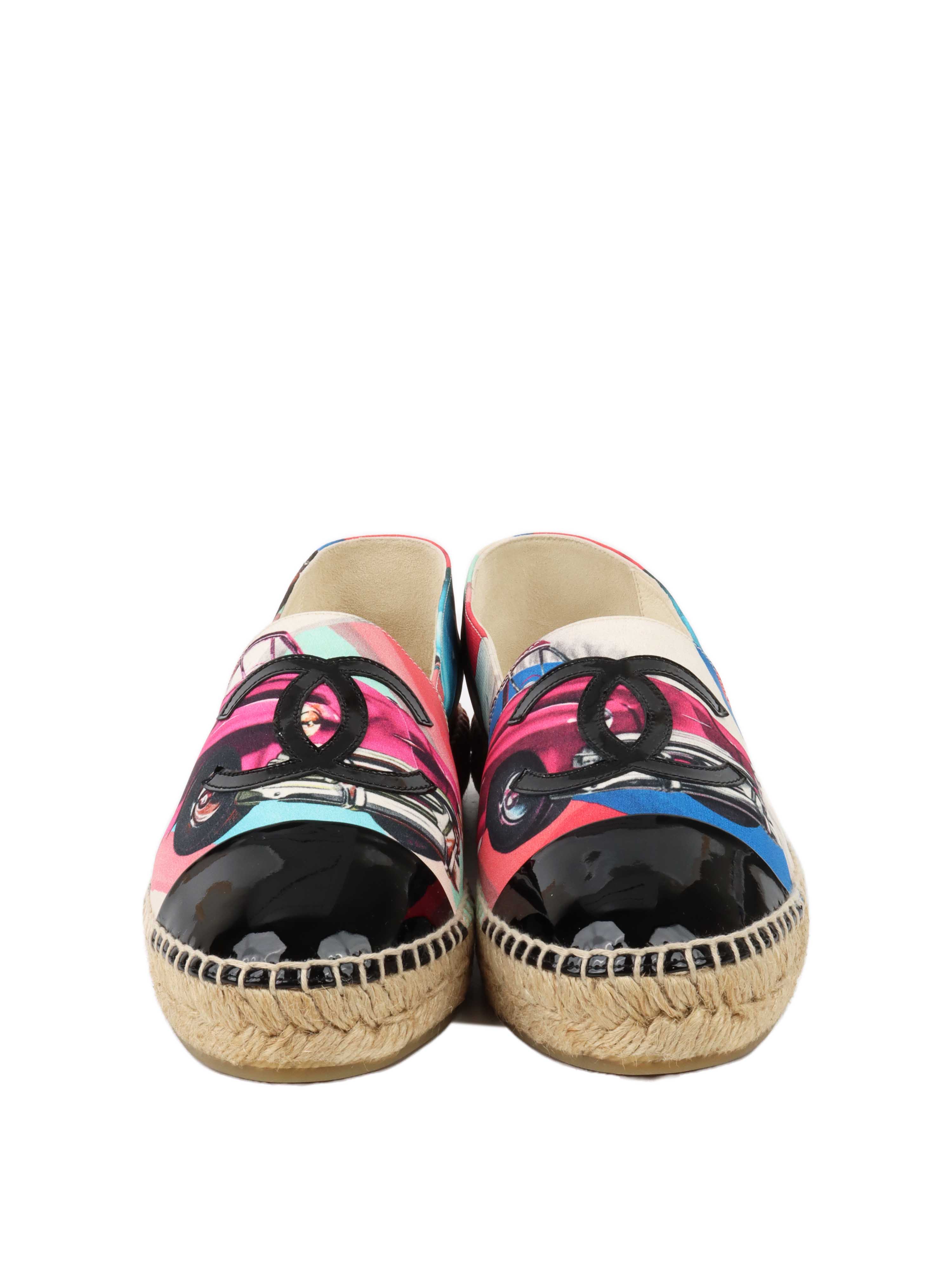 Chanel Multicoloured Espadrilles Size 40.