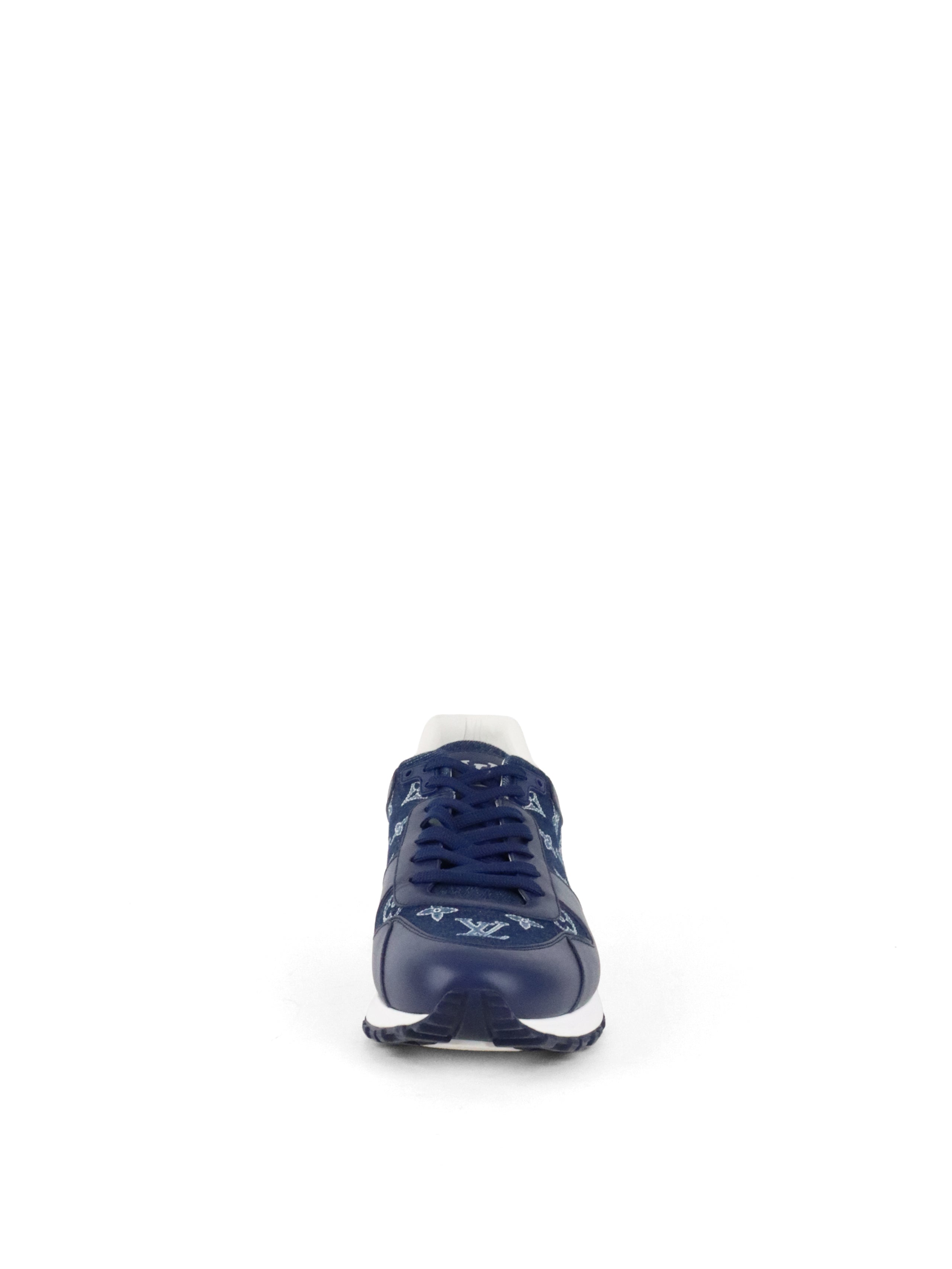 Louis Vuitton Bleu Jean Runaway Men Sneakers Size 10