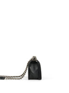 Chanel Black Caviar Boy Wallet On Chain GHW