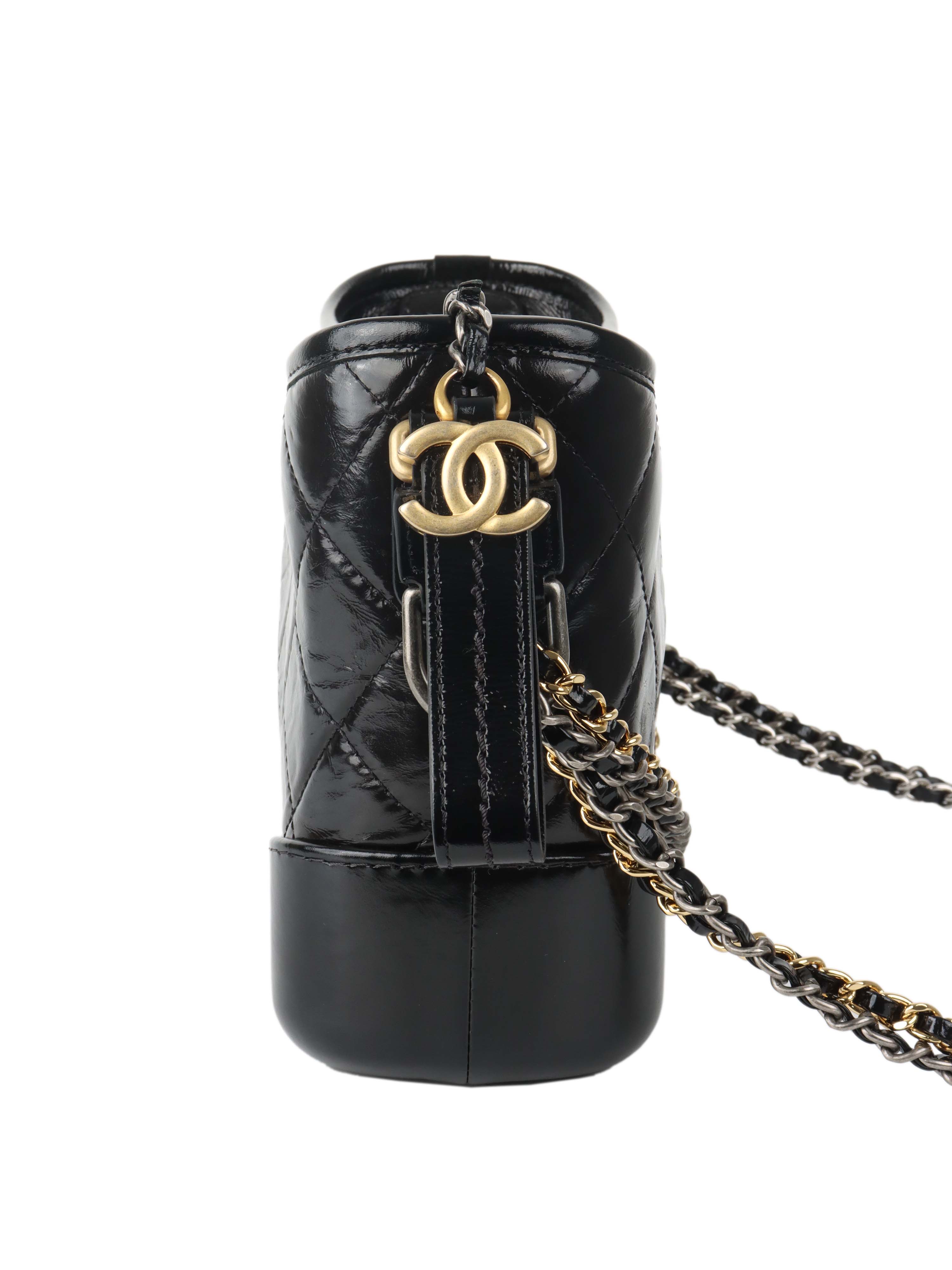 Chanel Black Small Gabrielle GHW.
