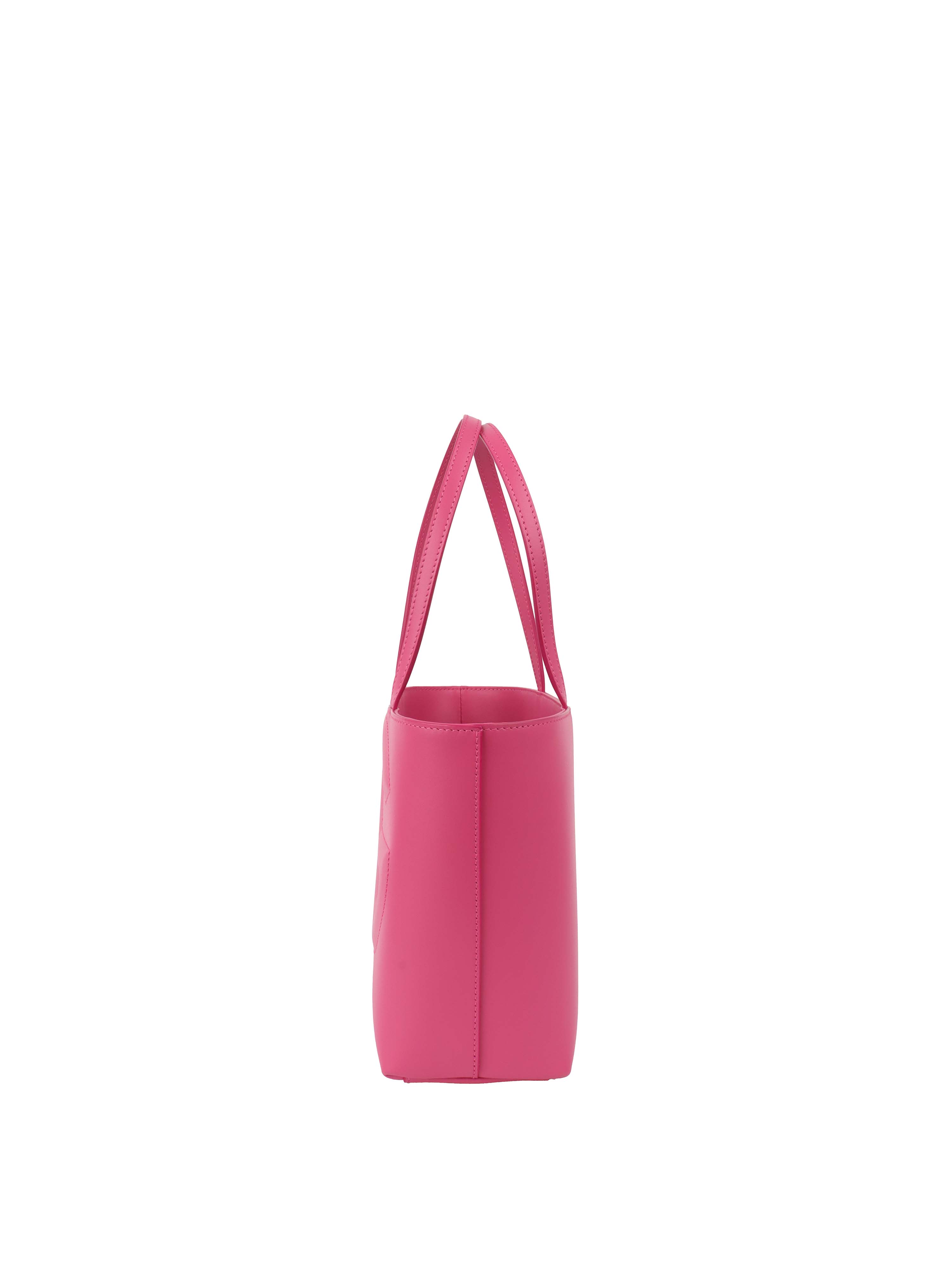 Dolce & Gabbana Pink Lilac Small Shopper Logo Bag
