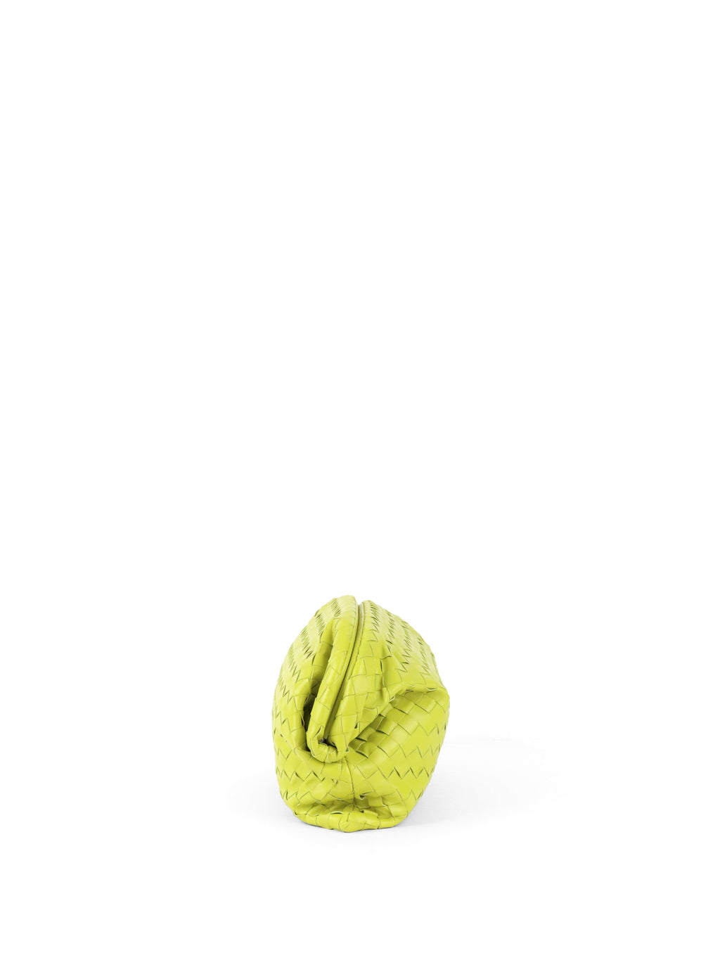 Bottega Veneta Green Kiwi Intrecciato Clutch
