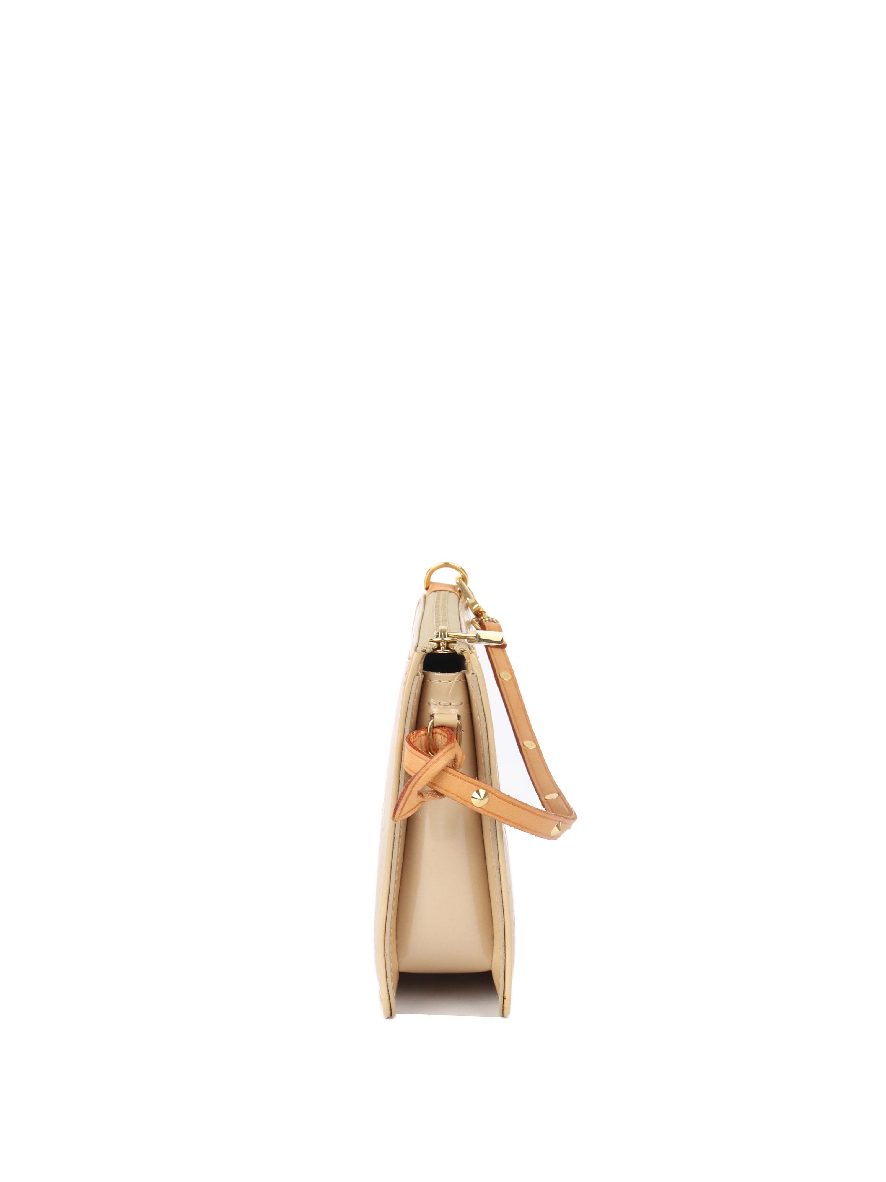 Louis Vuitton Beige Monogram Vernis Lexington Pochette.