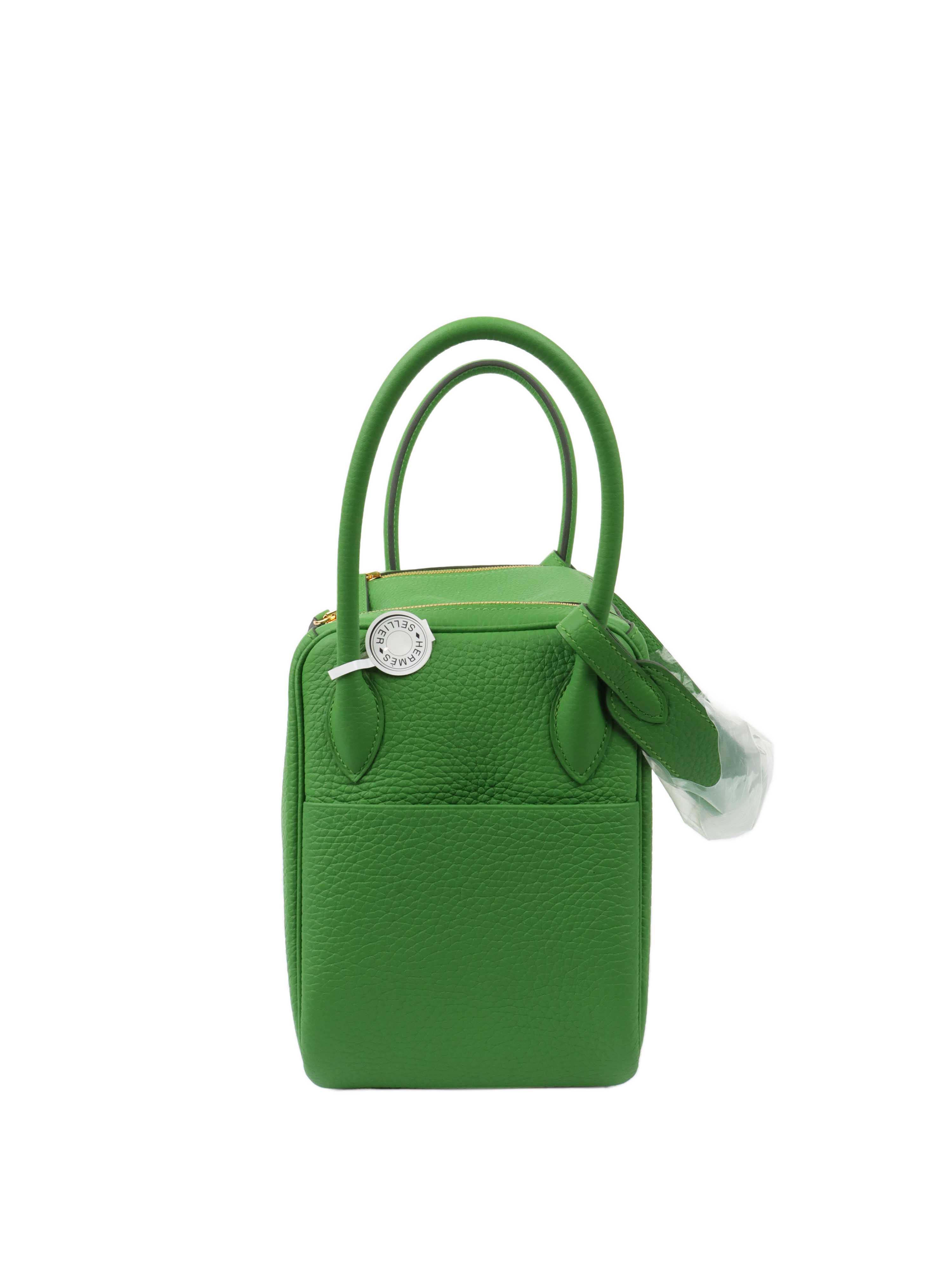 Hermes Lindy 26 Vert Yucca.